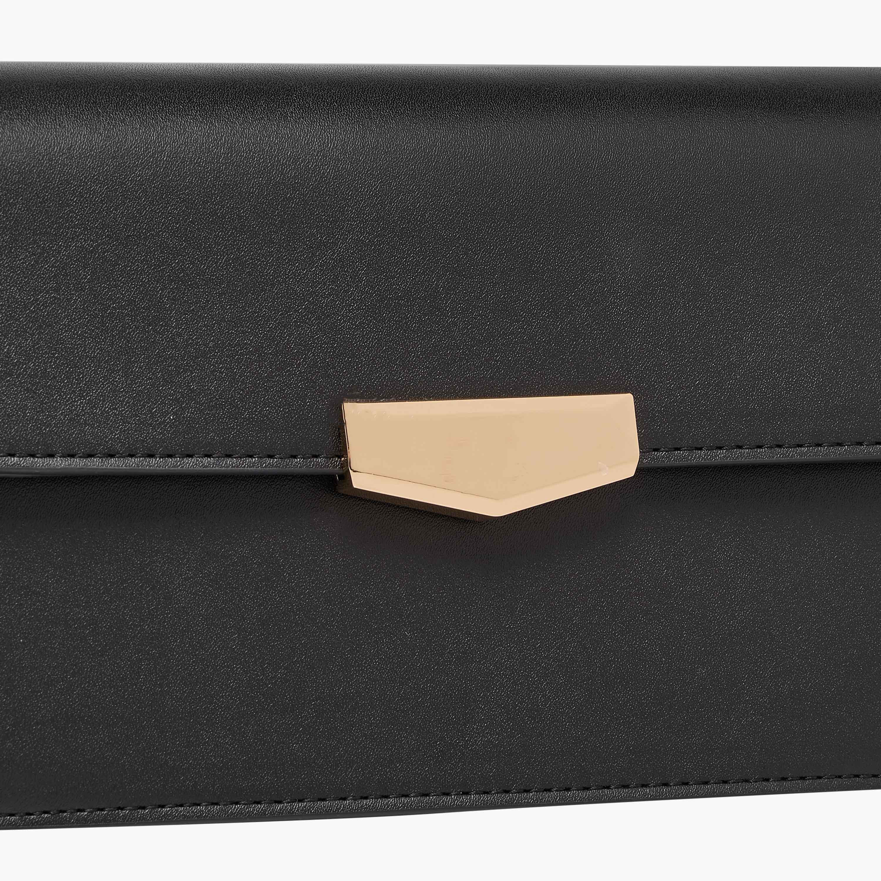 Metal Trim Crossbody Bag with Adjustable Strap-women-bagsandwallets-handbags-image-5