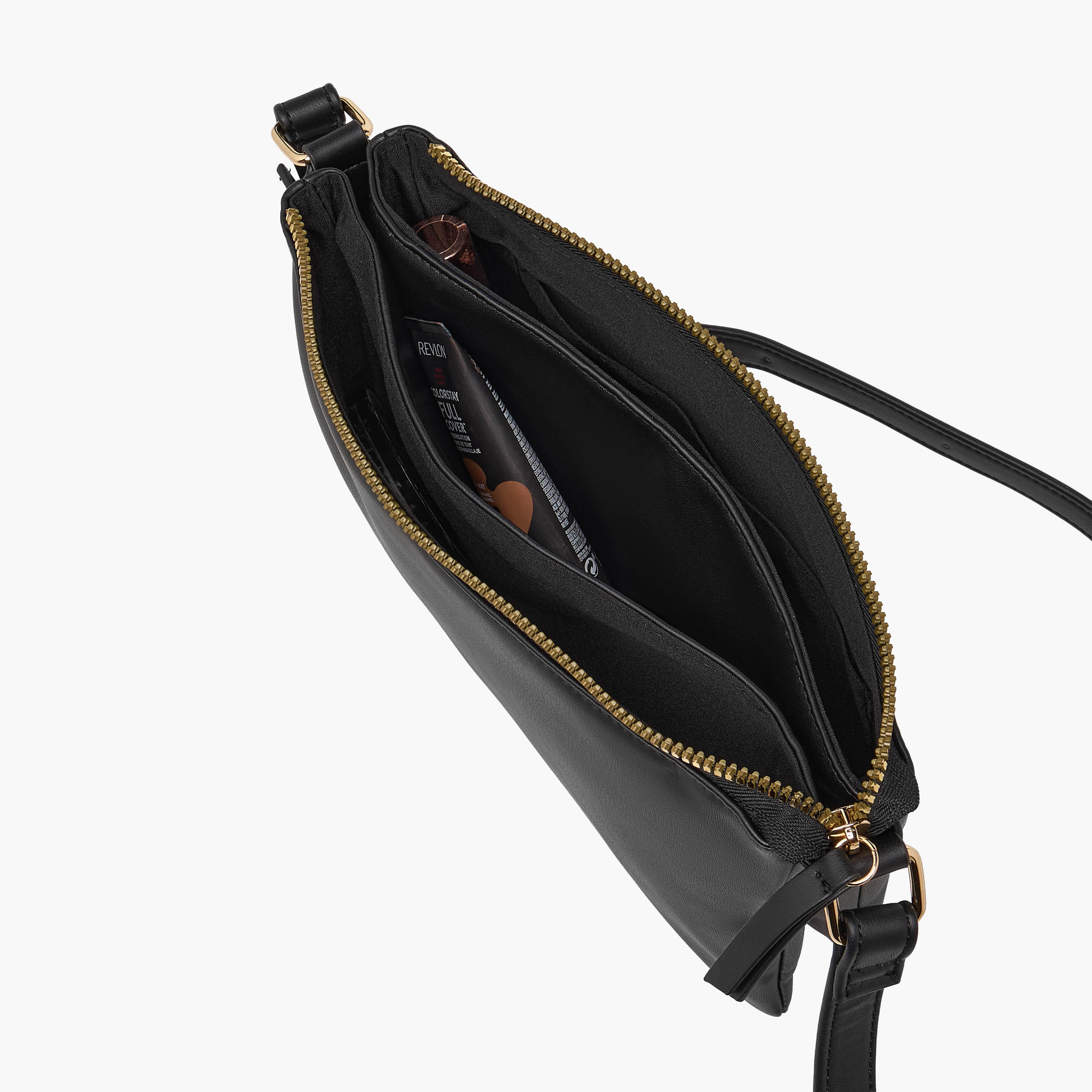 Textured Crossbody Bag with Zip Closure-women-bagsandwallets-handbags-image-8