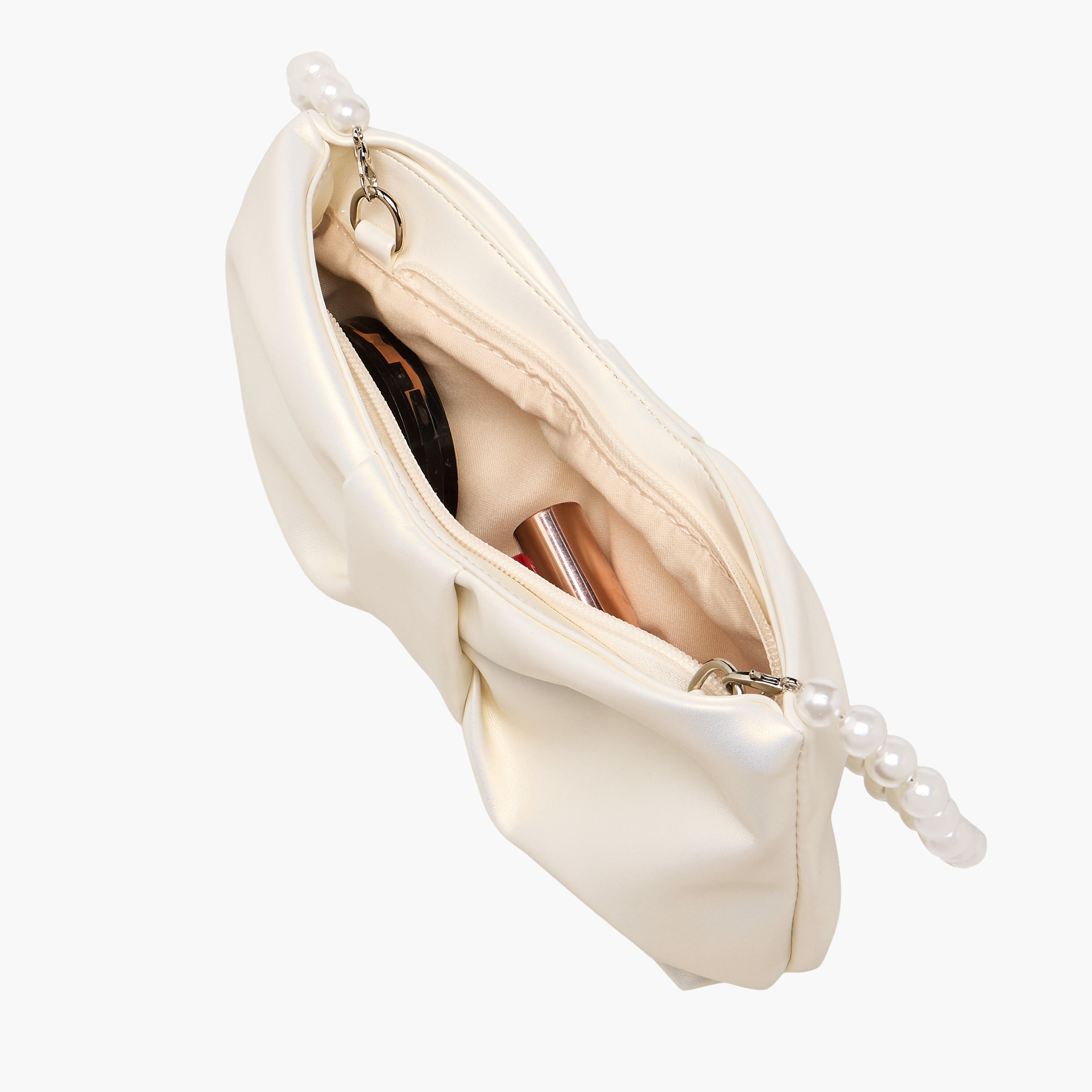 شنطة كروس بودي بشكل فيونكة بمقبض من اللؤلؤ-women-bagsandwallets-handbags-image-1