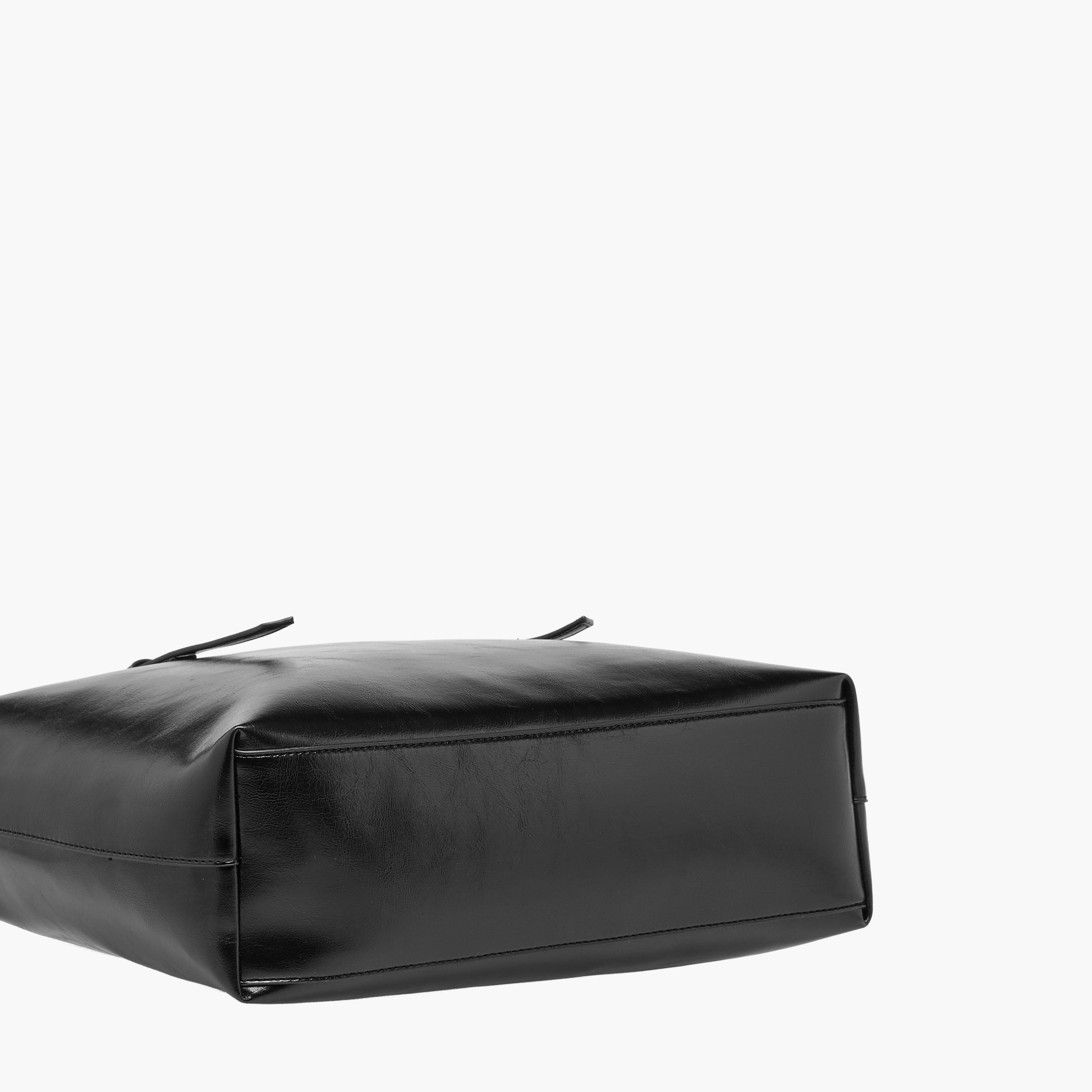 Buckle Detail Tote Bag with Handles-women-bagsandwallets-handbags-image-7
