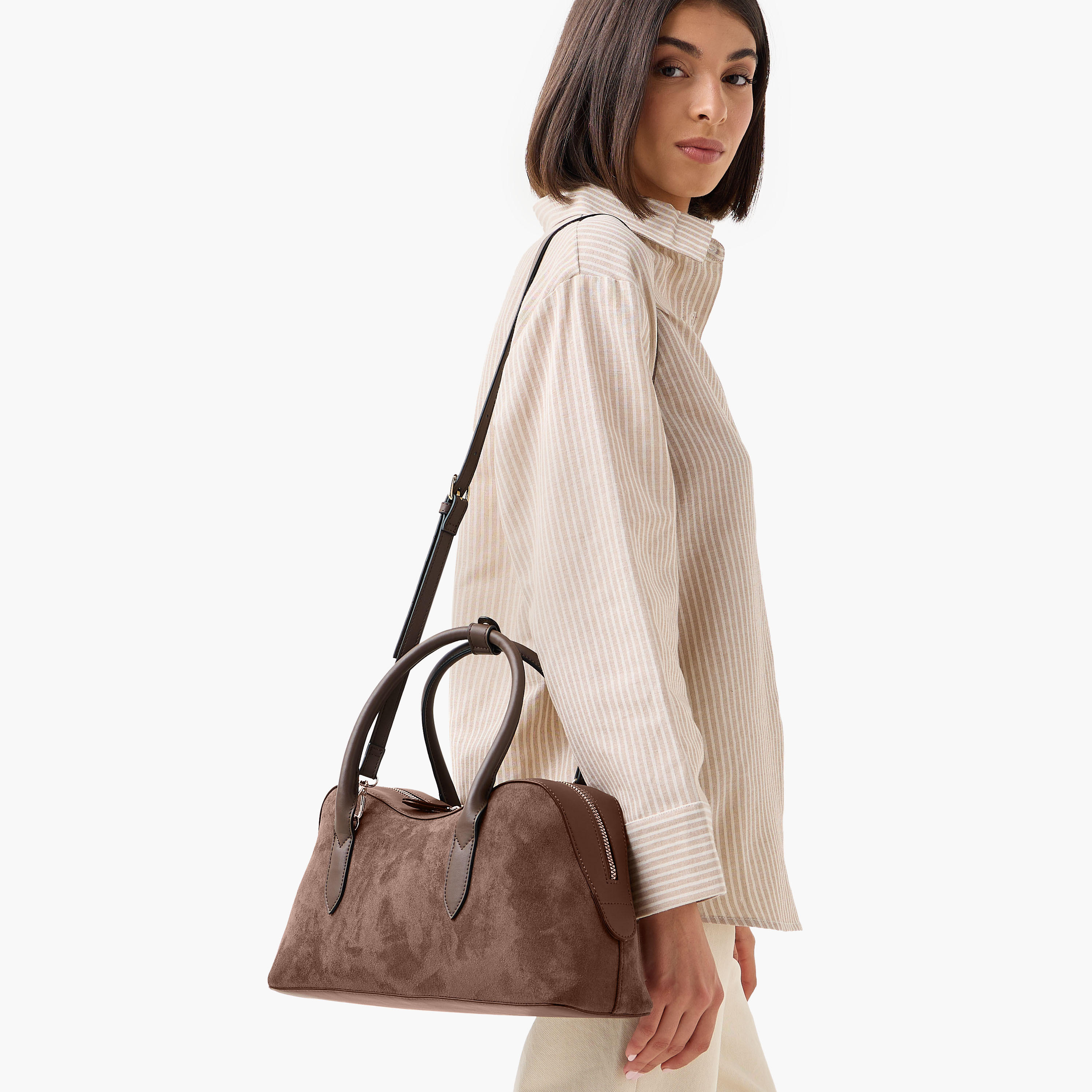 شنطة كروس بودي جلد سويدي بارزة الملمس وحزام قابل للفصل-women-bagsandwallets-handbags-image-2