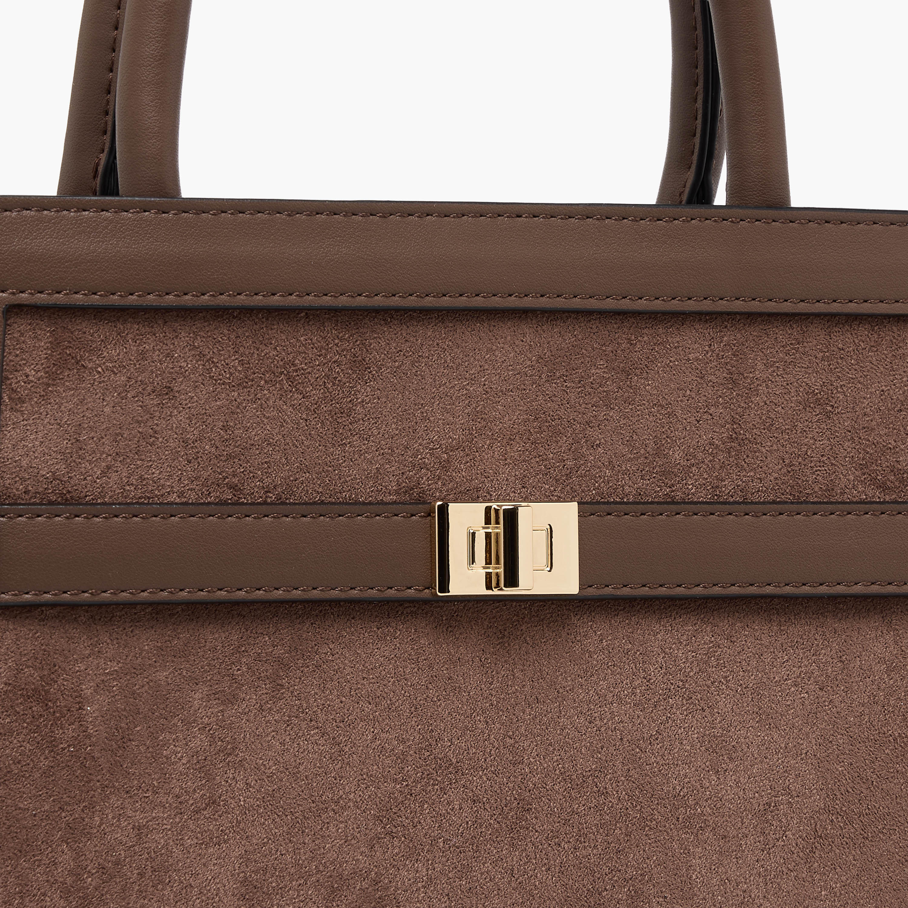 Suede Tote Bag with Double Handle-women-bagsandwallets-handbags-image-5