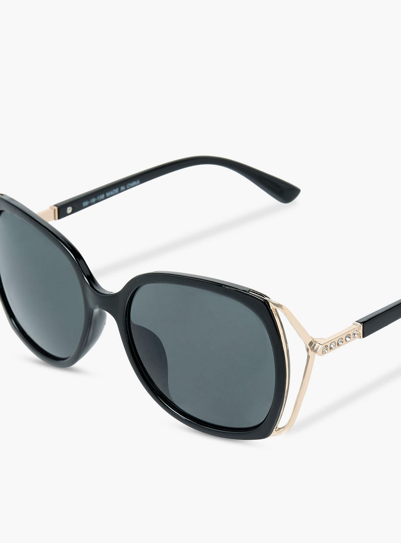 نظارة شمسية باترفلاي بعدسات سوداء واقية من الأشعة فوق البنفسجية للنساء-women-sunglasses-image-6