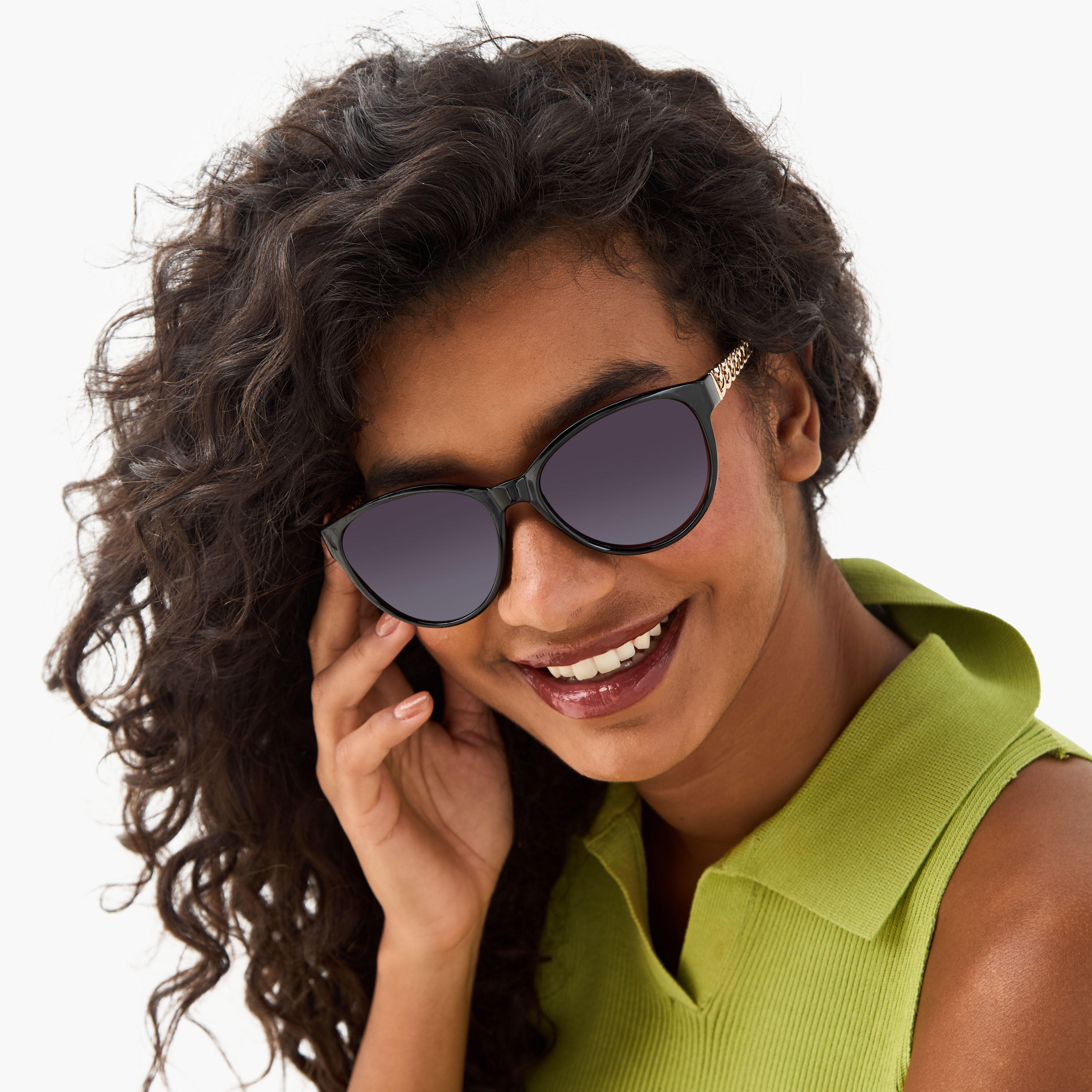 نظارات شمسية بتصميم عين القطة-women-sunglasses-image-4