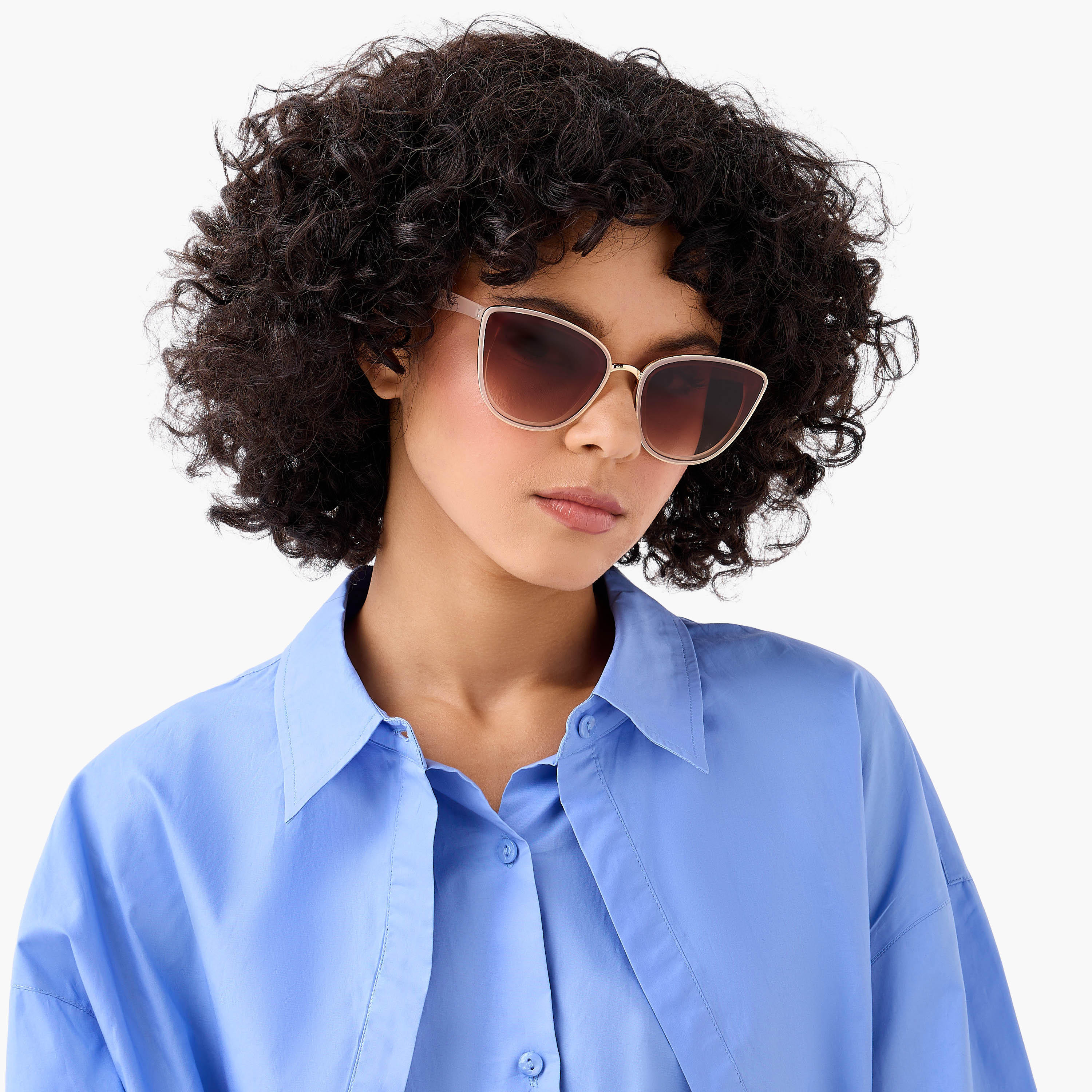 نظارة شمسية بعدسات قطة بنية وحماية من الأشعة فوق البنفسجية للنساء-women-sunglasses-image-2