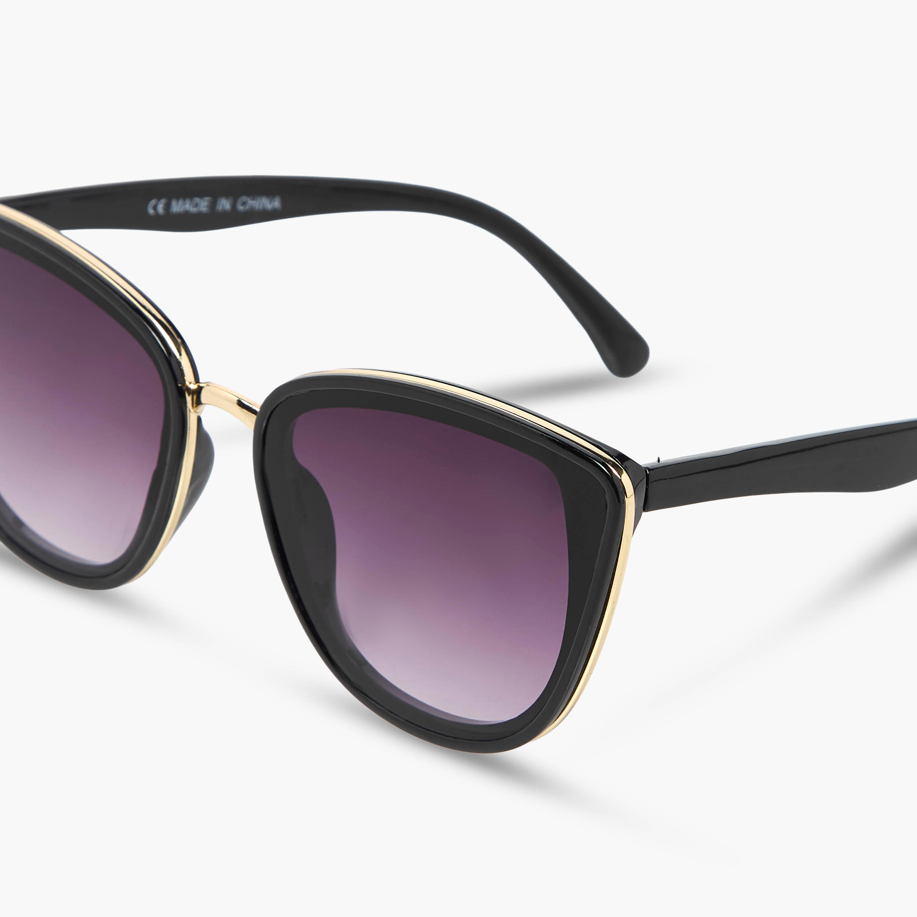 نظارة شمسية بإطار عين القطة بعدسات بنفسجية مع حماية من الأشعة فوق البنفسجية للنساء-women-sunglasses-image-6