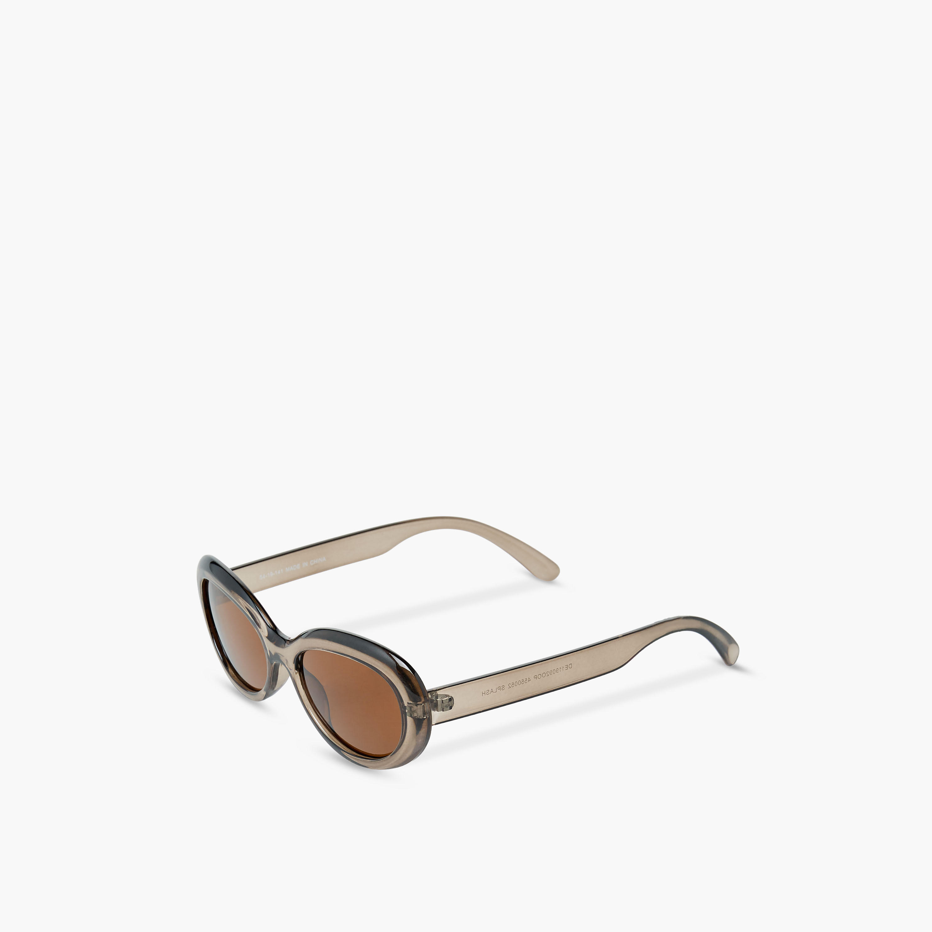 نظارة شمسية بيضاوية بعدسات بني-women-sunglasses-image-6