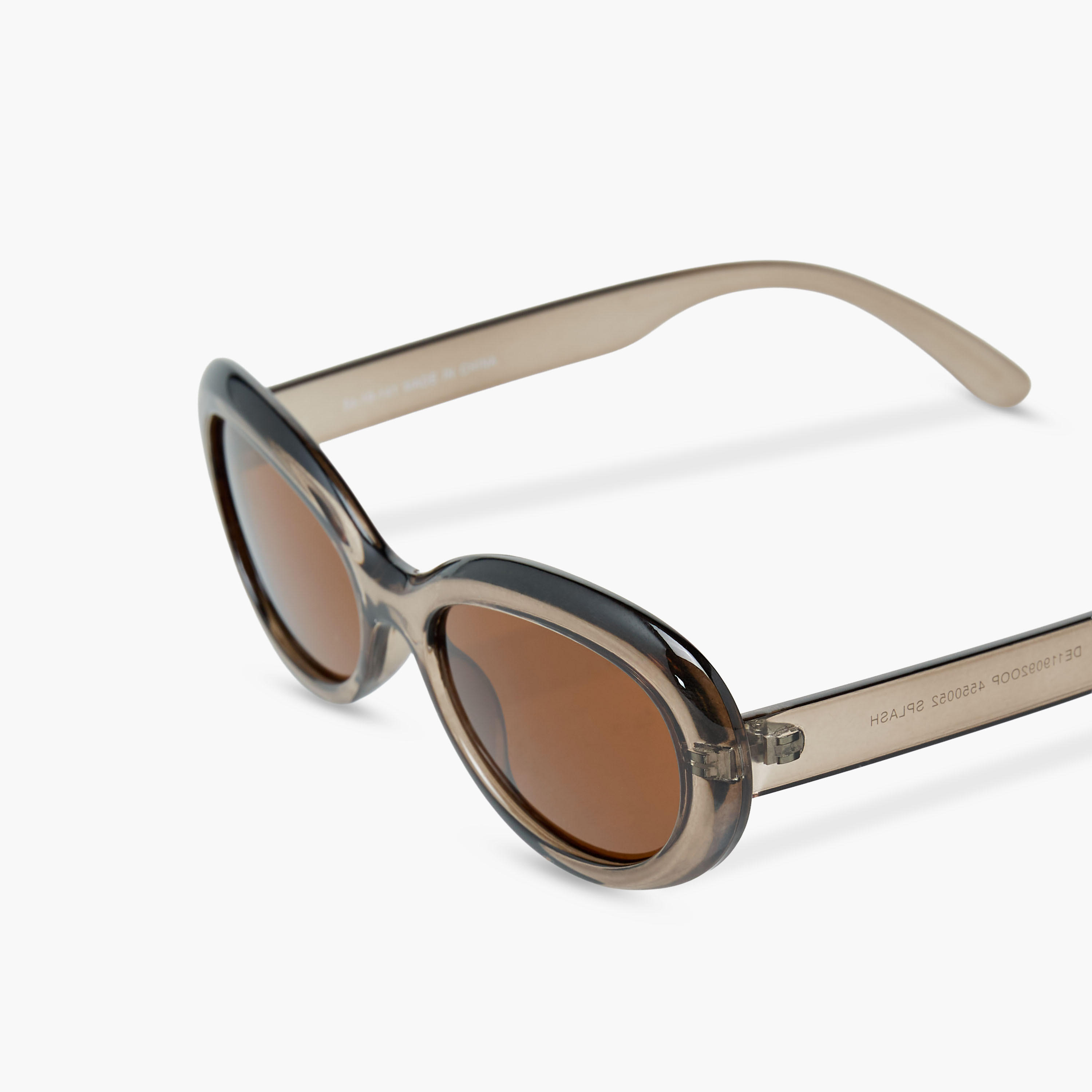 نظارة شمسية بيضاوية بعدسات بني-women-sunglasses-image-1
