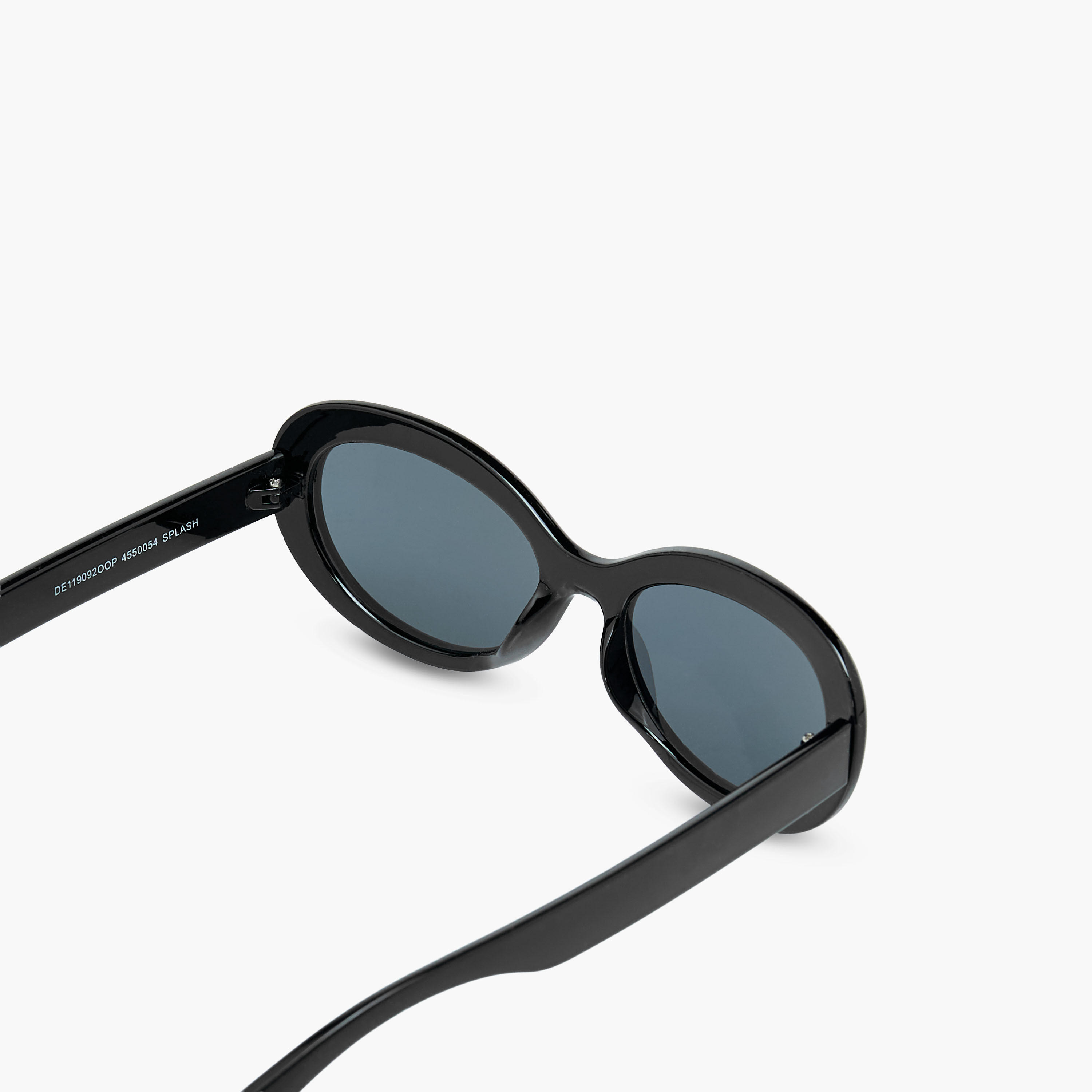 نظارة شمسية بيضاوية بعدسات سوداء-women-sunglasses-image-2