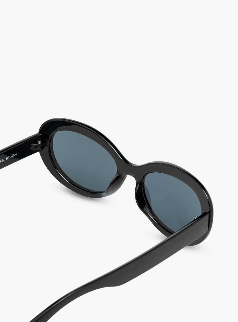 نظارة شمسية بيضاوية بعدسات سوداء-women-sunglasses-image-2