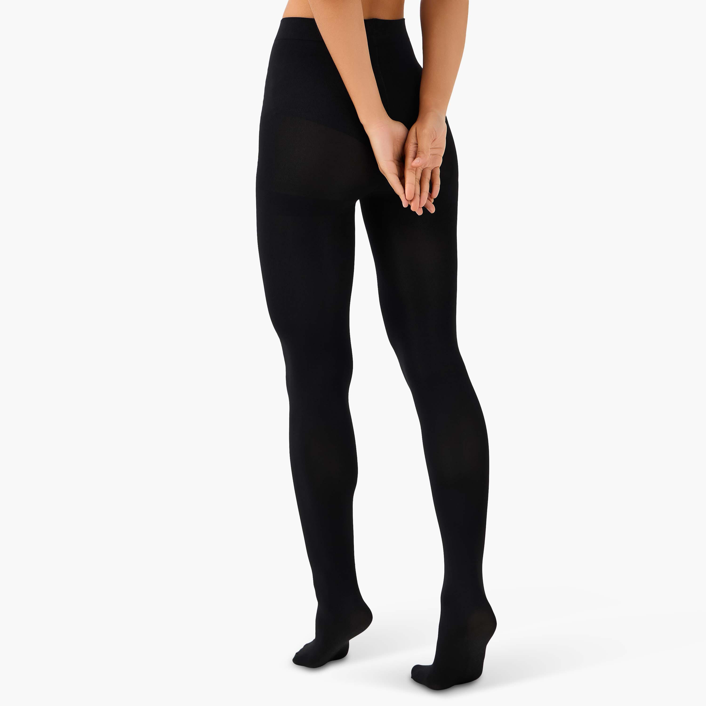 Opaque 120 Denier Stockings-women-socksandstockings-image-4