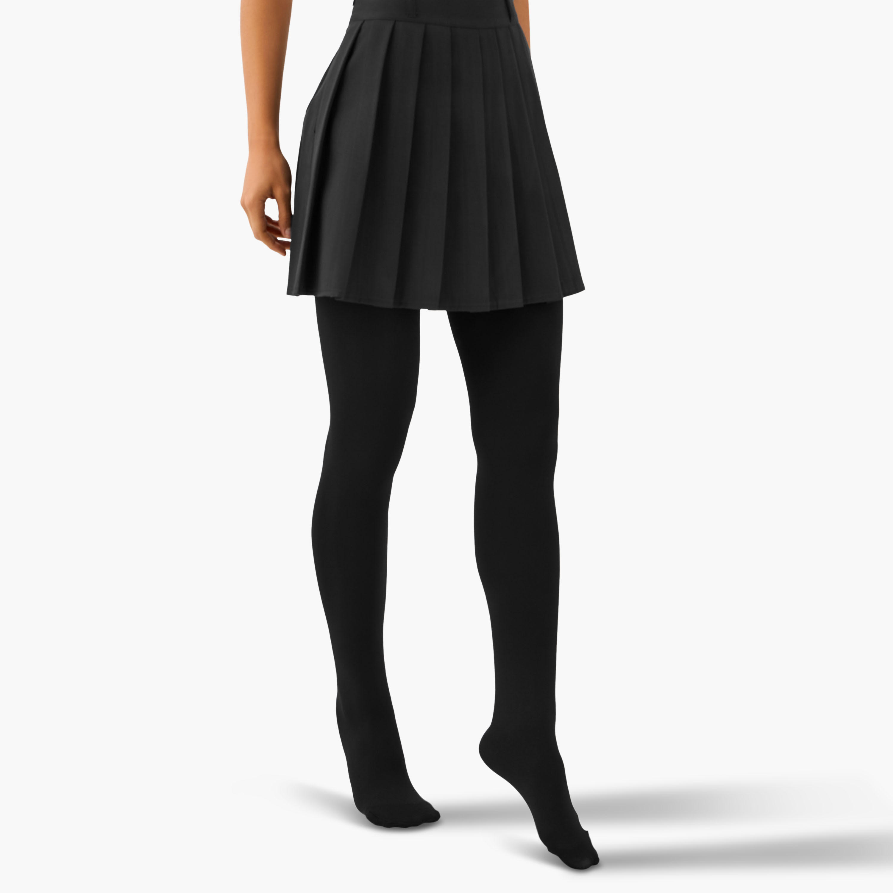 Opaque 200 Denier Stockings-women-socksandstockings-image-1