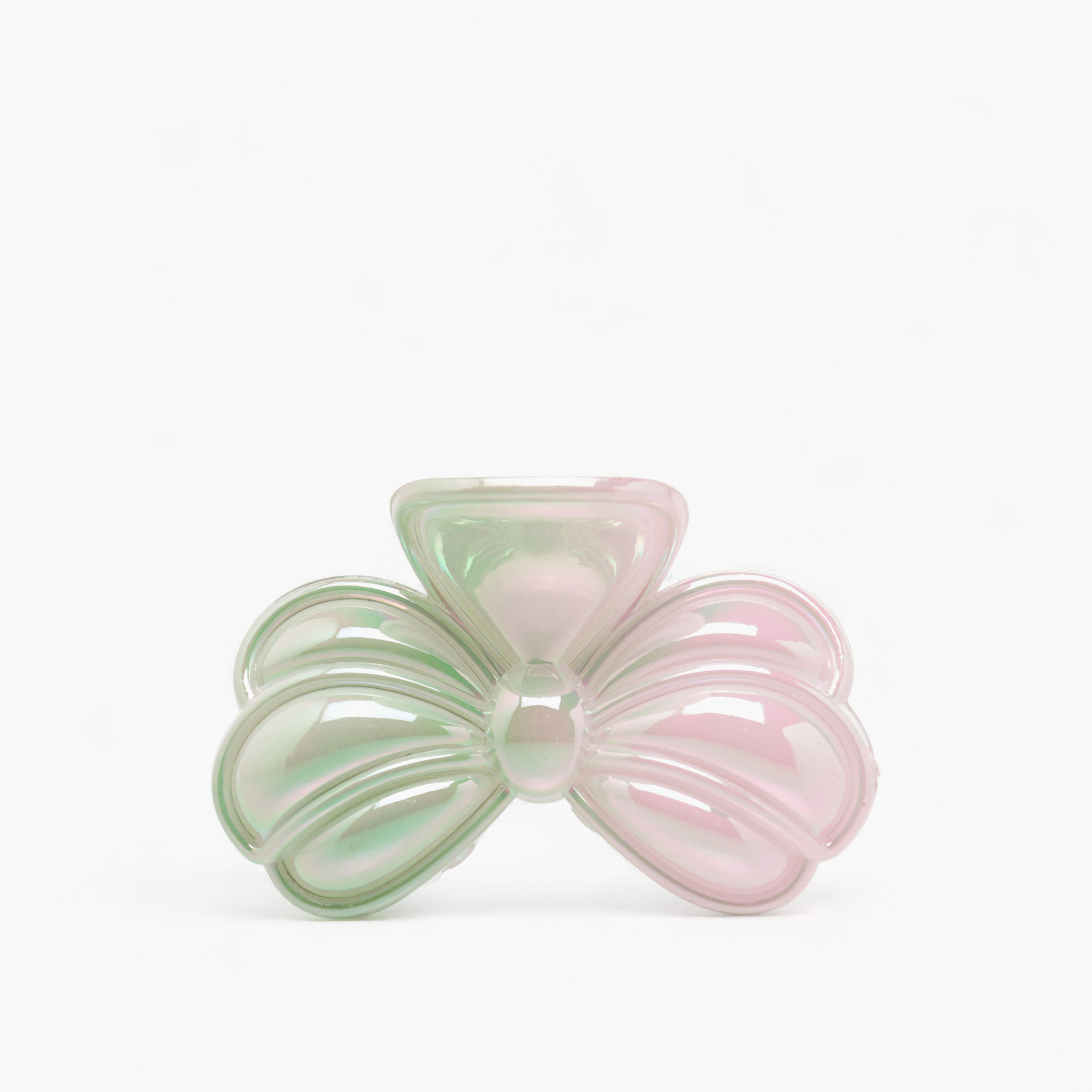 طقم مشابك شعر بشكل فيونكة بتشطيب لامع من قطعتين من جلو-women-hairaccessories-clamps-image-2