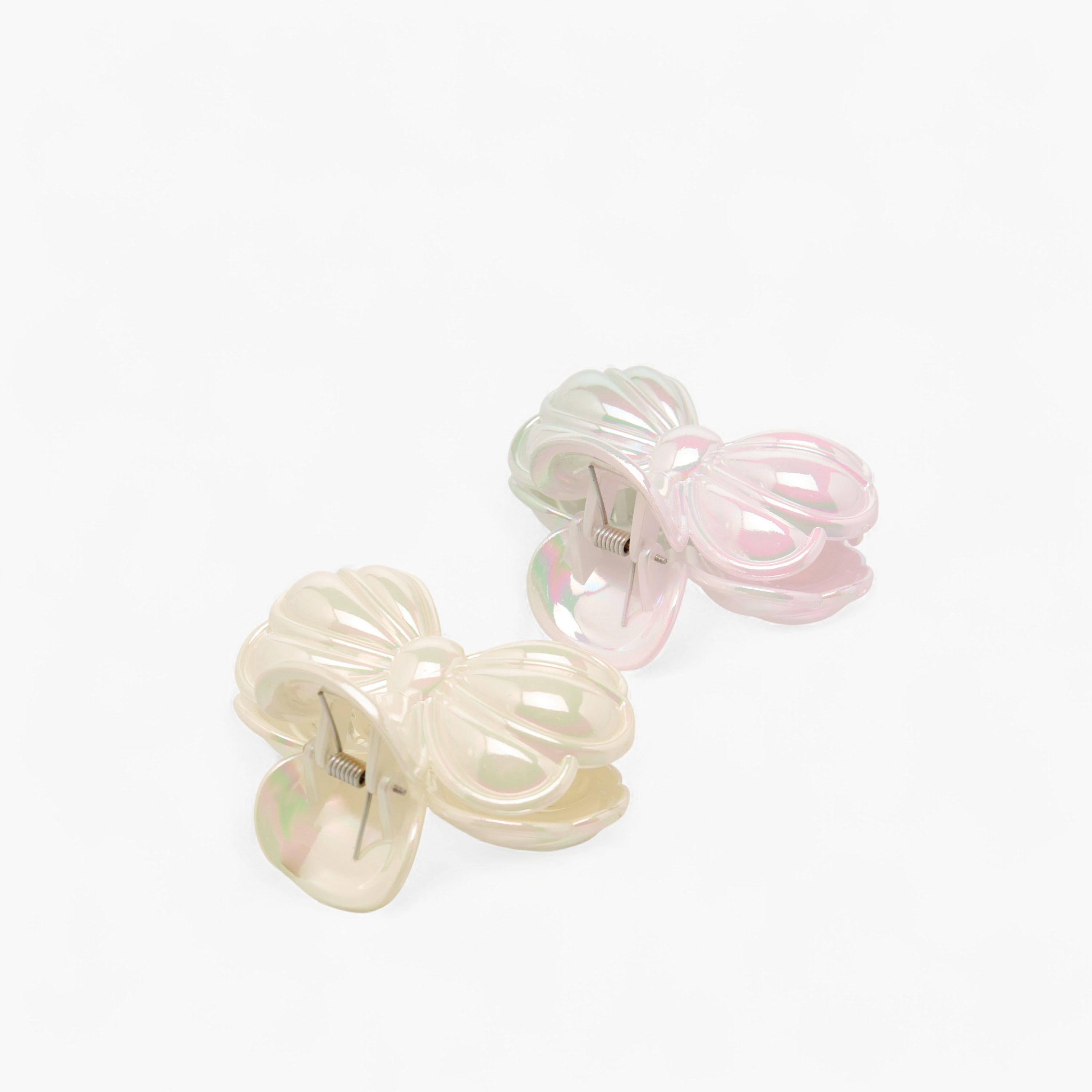 طقم مشابك شعر بشكل فيونكة بتشطيب لامع من قطعتين من جلو-women-hairaccessories-clamps-image-4