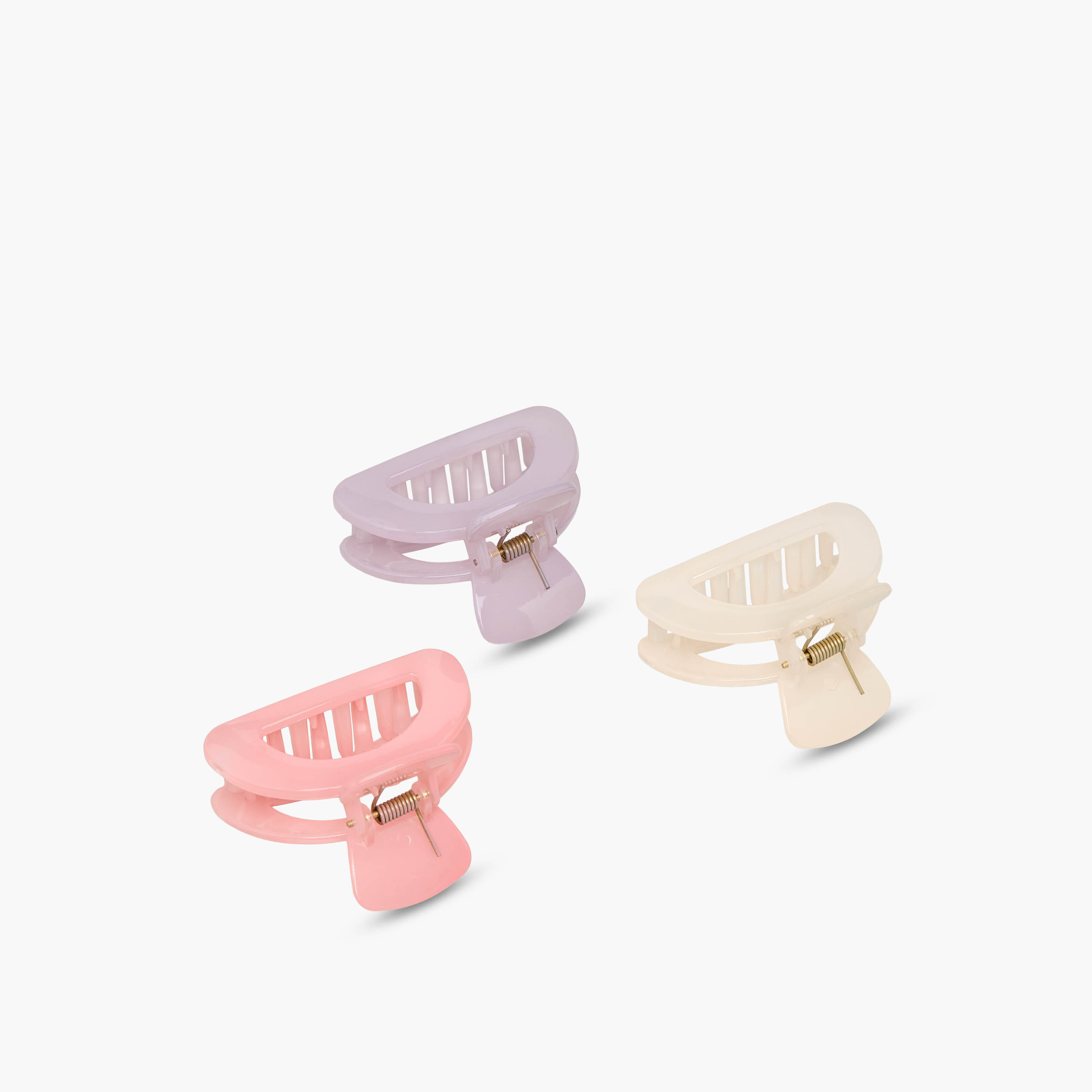 مشابك شعر بتصميم صدفة من جلو - عبوة 3 قطع-women-hairaccessories-clamps-image-5