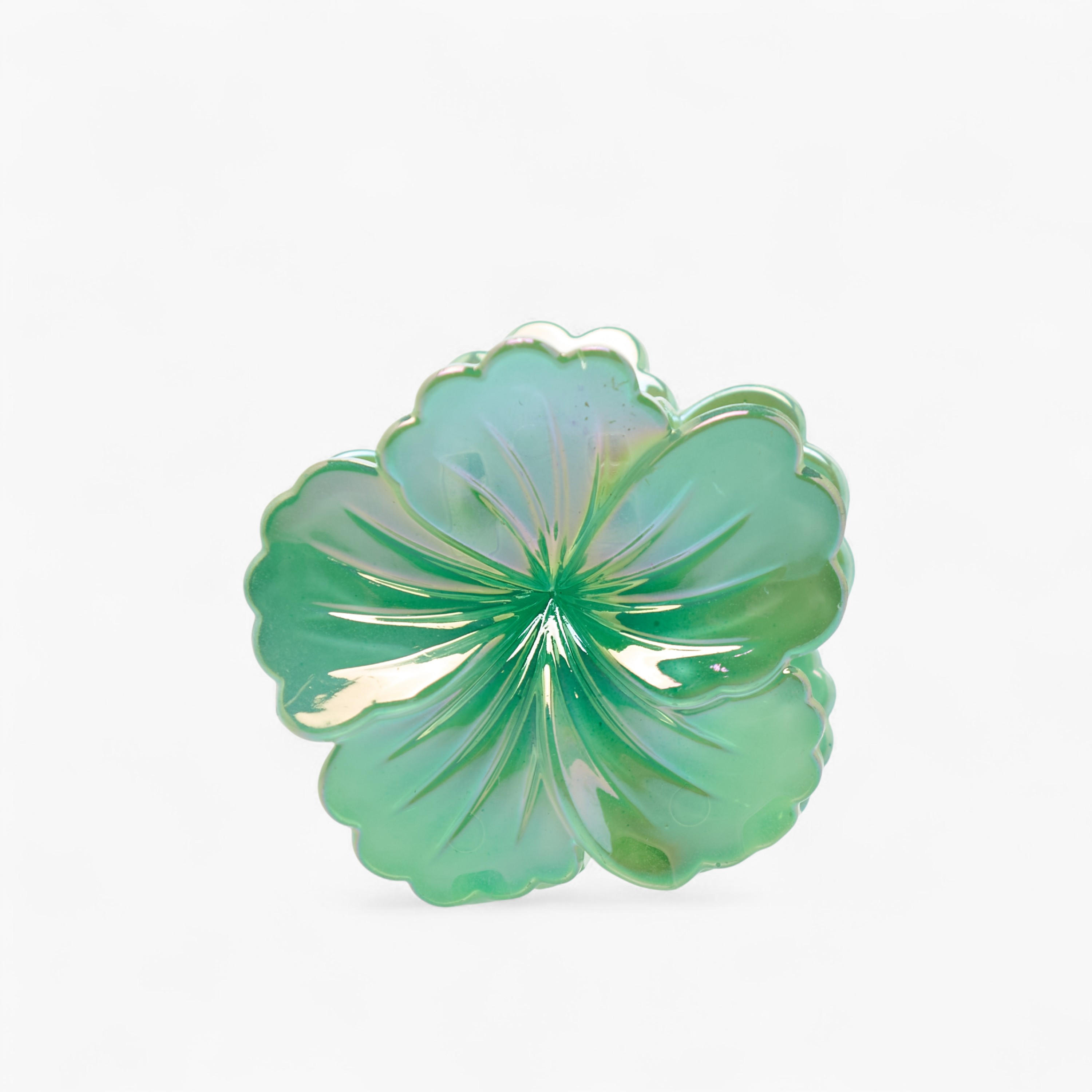طقم مشابك شعر 3 قطع بتصميم زهرة الكركديه من جلو-women-hairaccessories-clamps-image-3