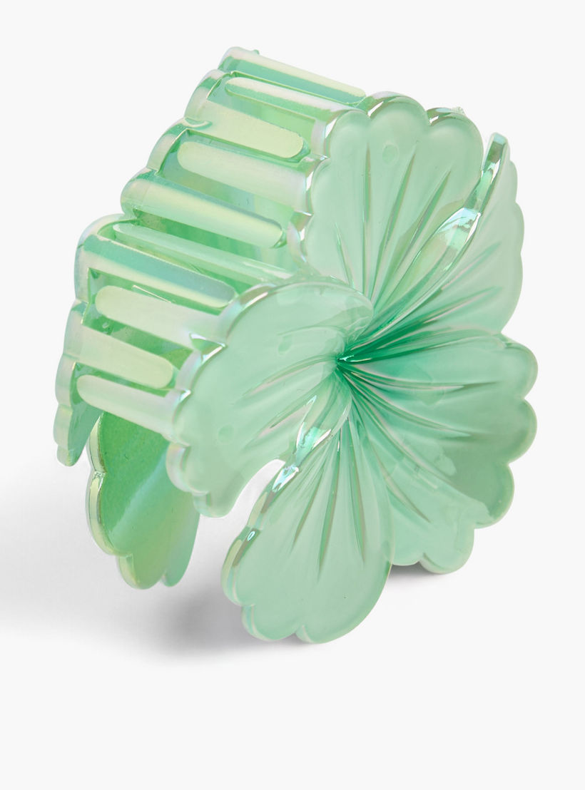 طقم مشابك شعر 3 قطع بتصميم زهرة الكركديه من جلو-women-hairaccessories-clamps-image-6