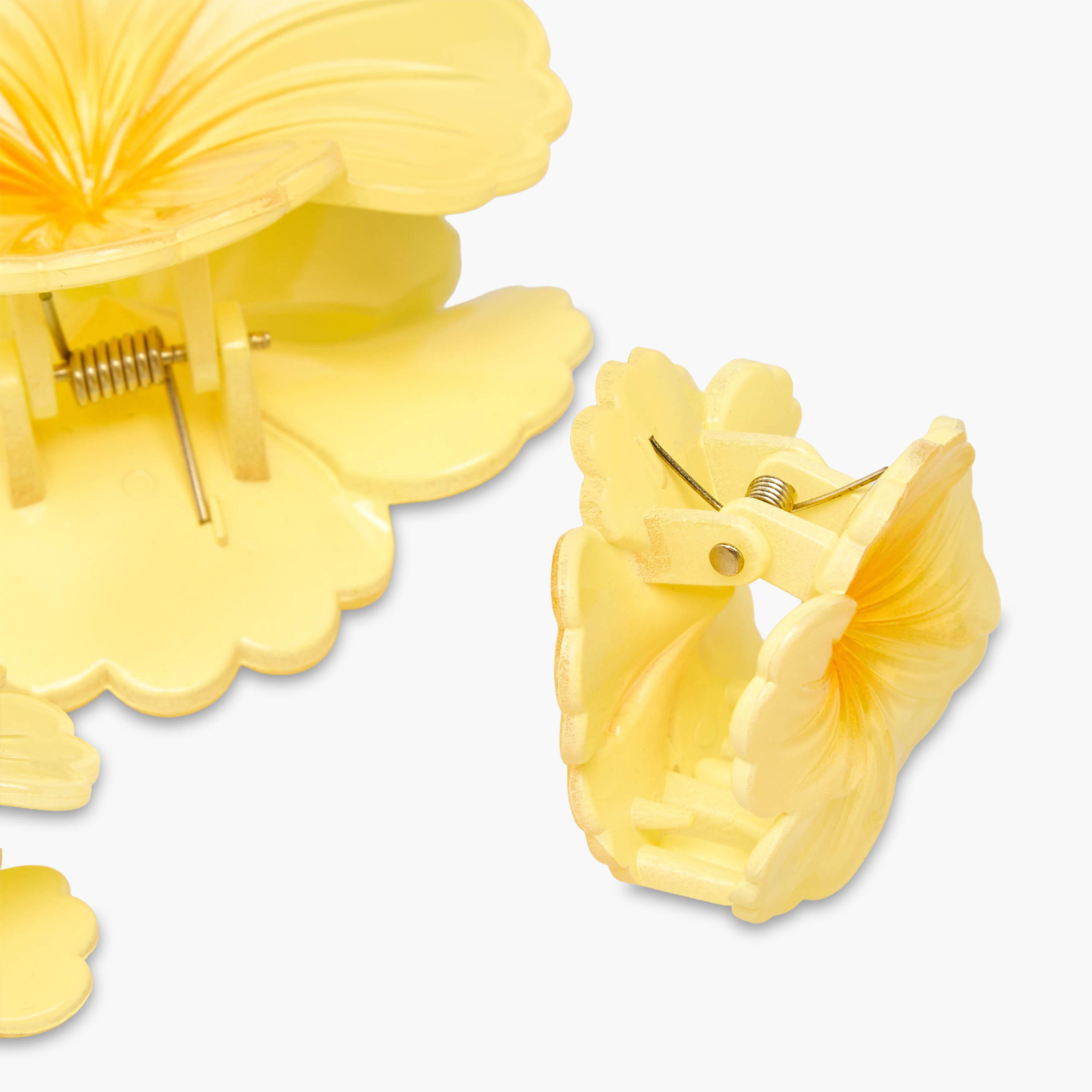 Gloo Pack of 3 Hibiscus Shaped Hair Clamps-women-hairaccessories-clamps-image-6