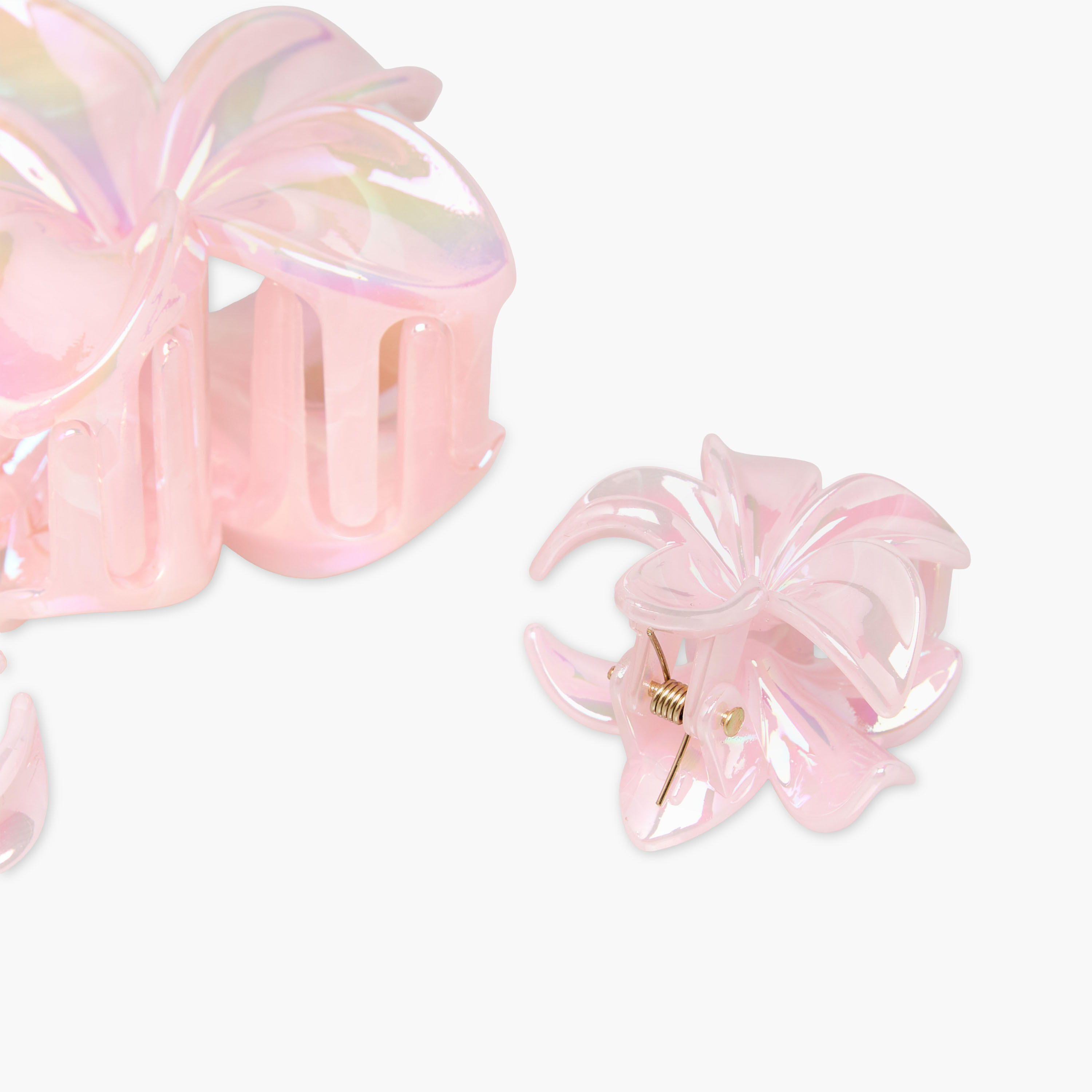 Gloo Pack of 3 Tropical Flower Shape Hair Clamps-women-hairaccessories-clamps-image-6