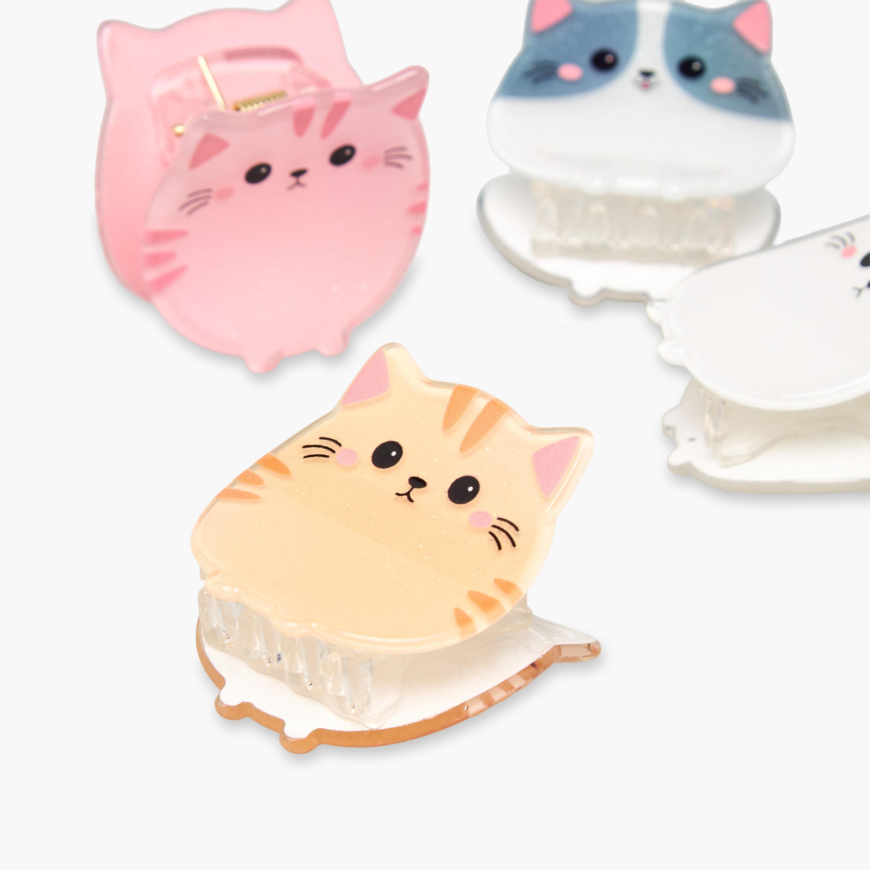Gloo Pack of 4 Cat Shaped Hair Clamp-women-hairaccessories-clamps-image-7