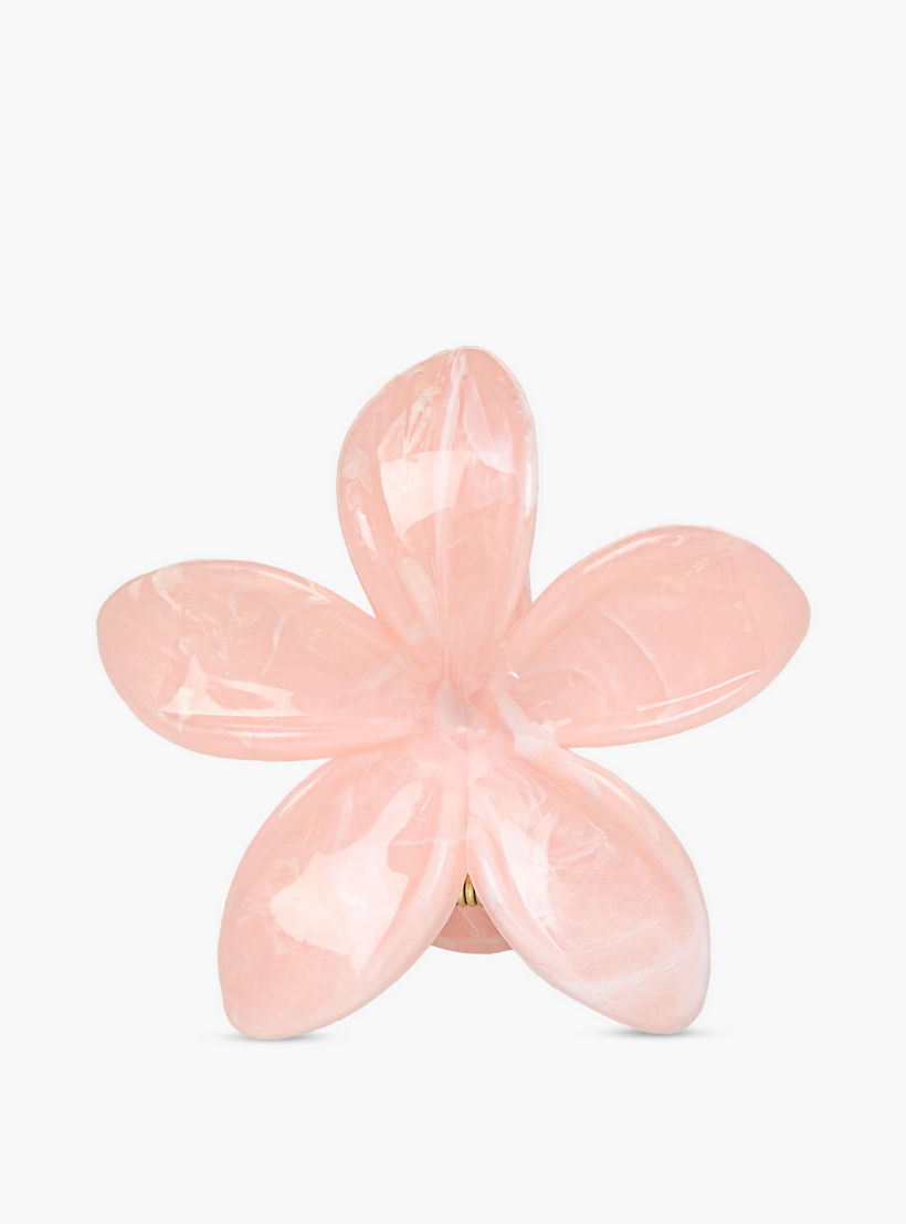 طقم مشابك شعر بشكل زهرة استوائية 4 قطع من جلو-women-hairaccessories-clamps-image-2