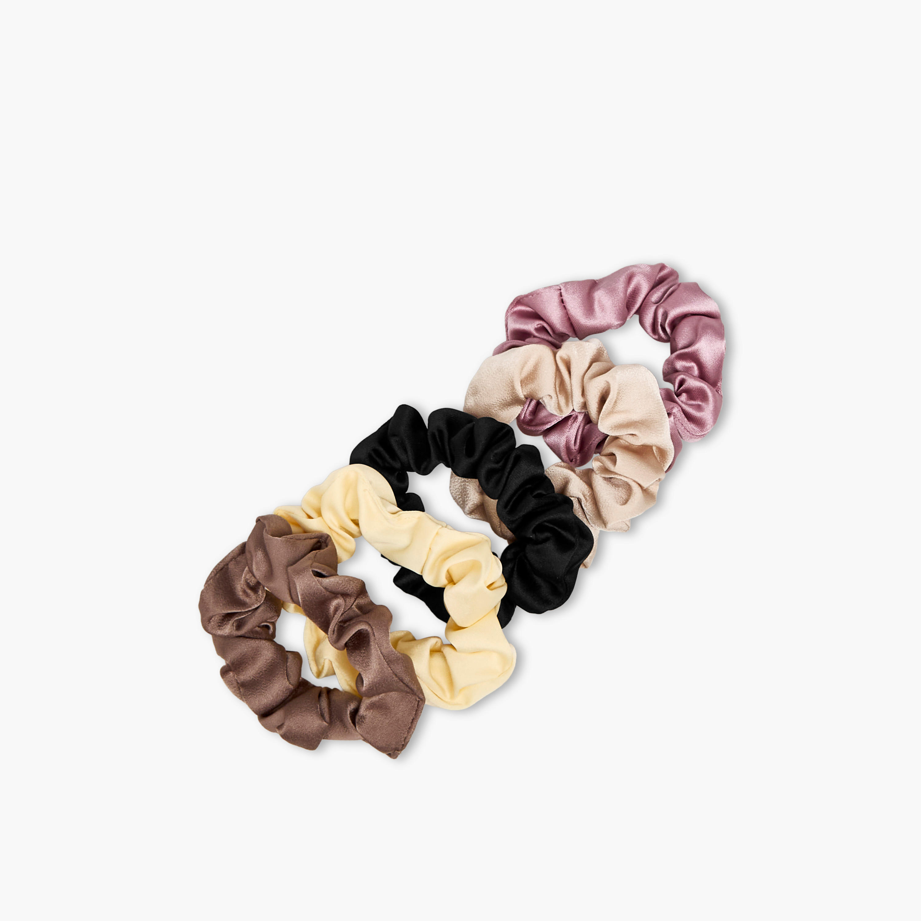 ربطات شعر ستان من جلو - عبوة 5 قطع-women-hairaccessories-scrunchies-image-3