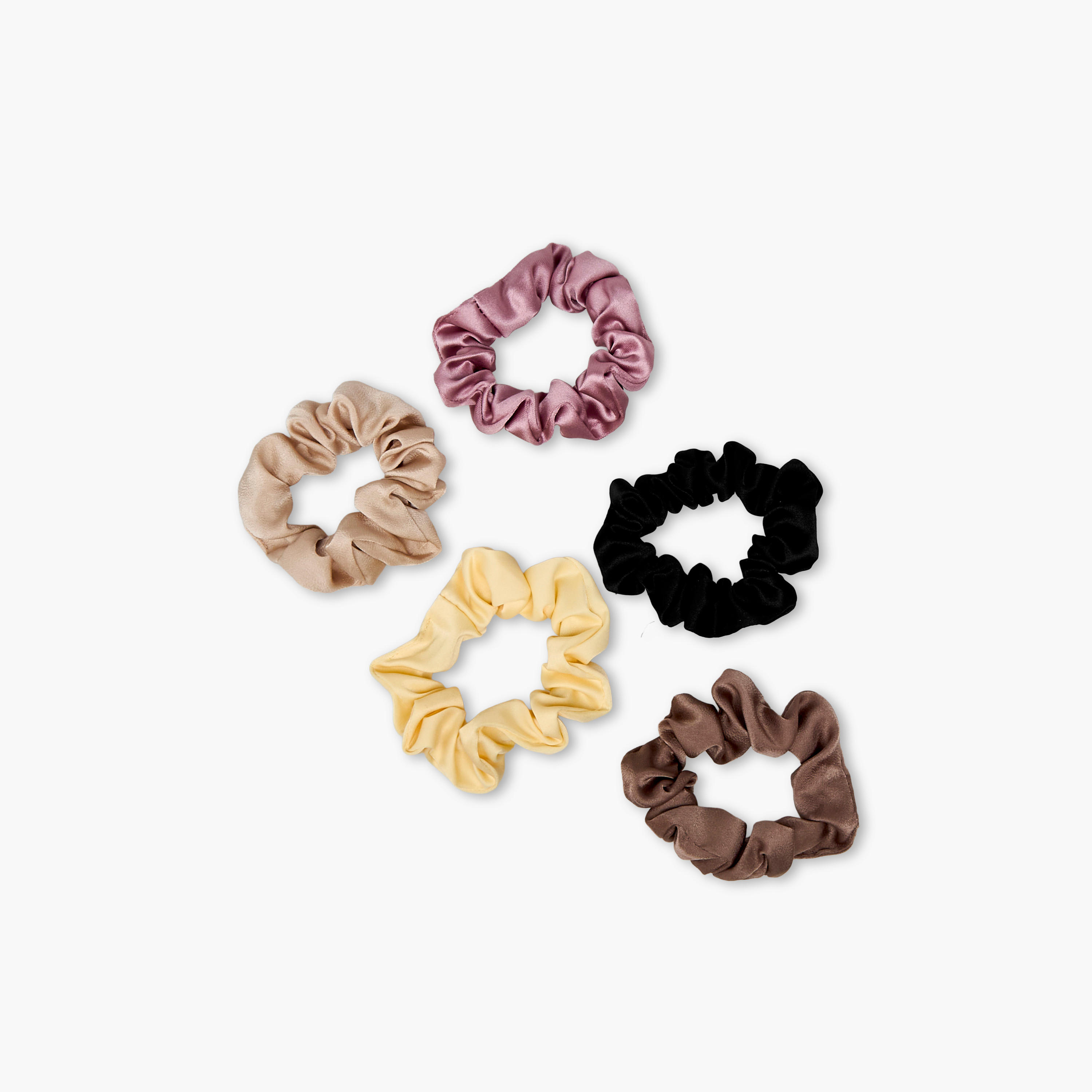 ربطات شعر ستان من جلو - عبوة 5 قطع-women-hairaccessories-scrunchies-image-2