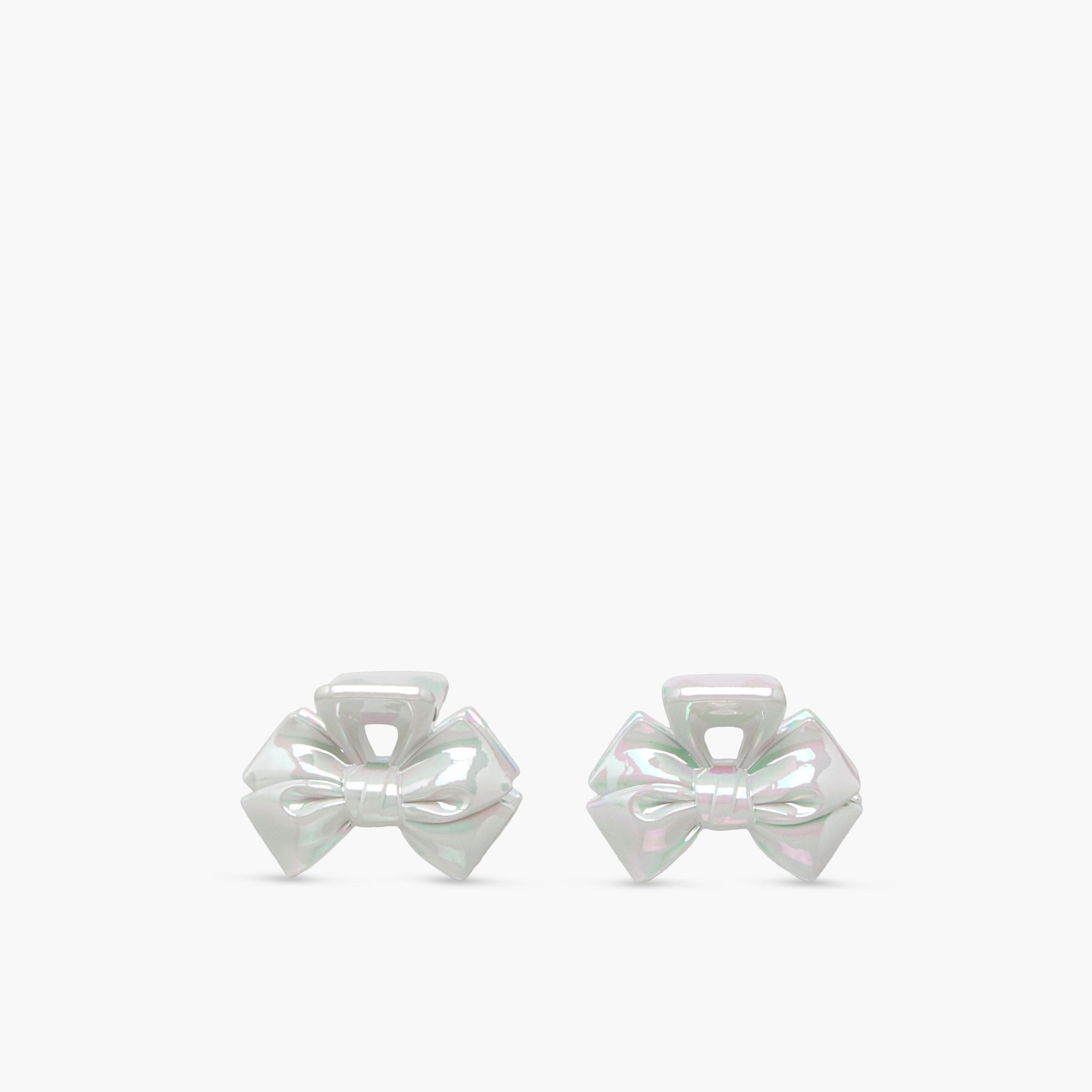 Gloo Pack of 6 Bow Shaped Iridescent Hair Clamp-women-hairaccessories-clamps-image-2