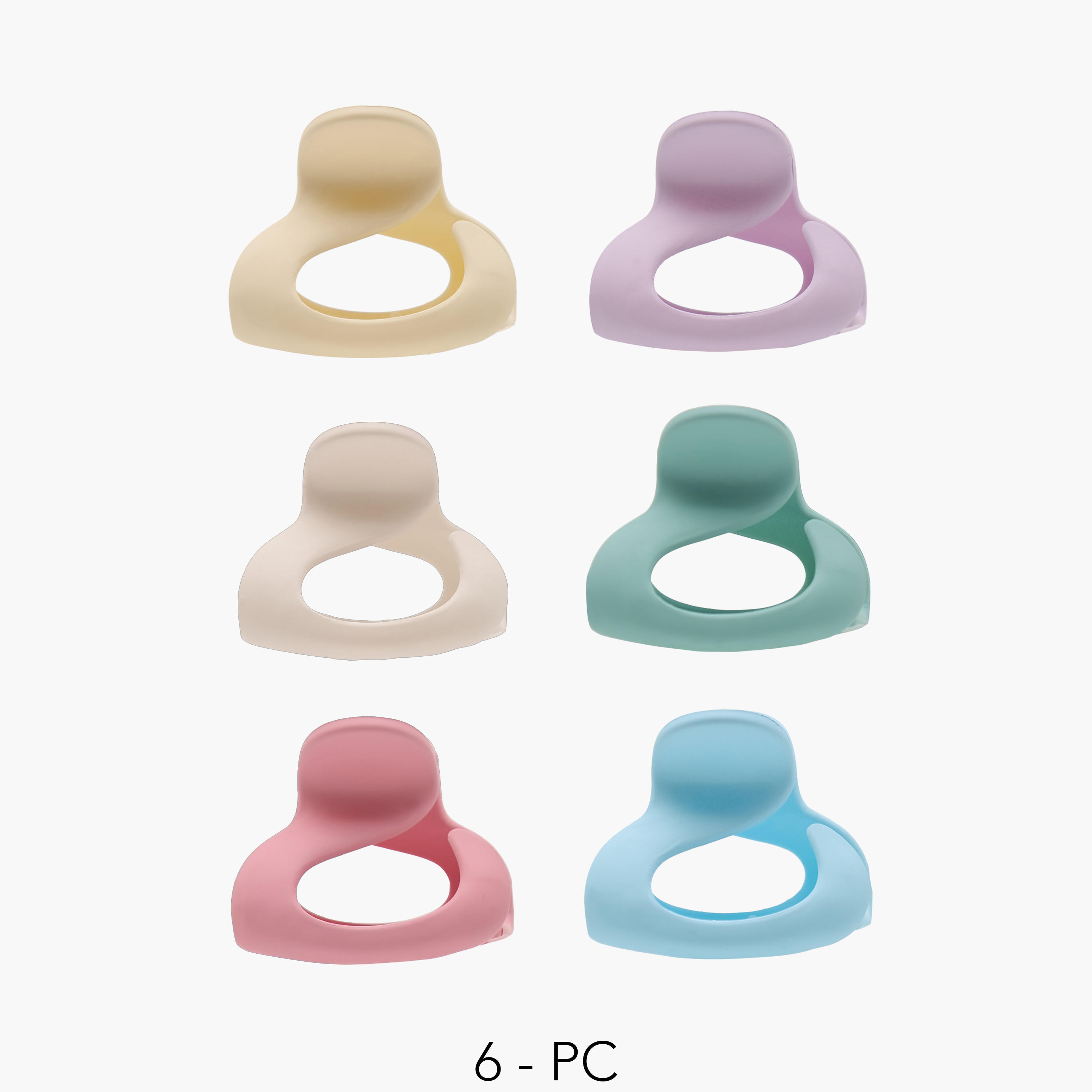 مشابك شعر من جلو - عبوة 6 قطع-women-hairaccessories-clamps-image-1