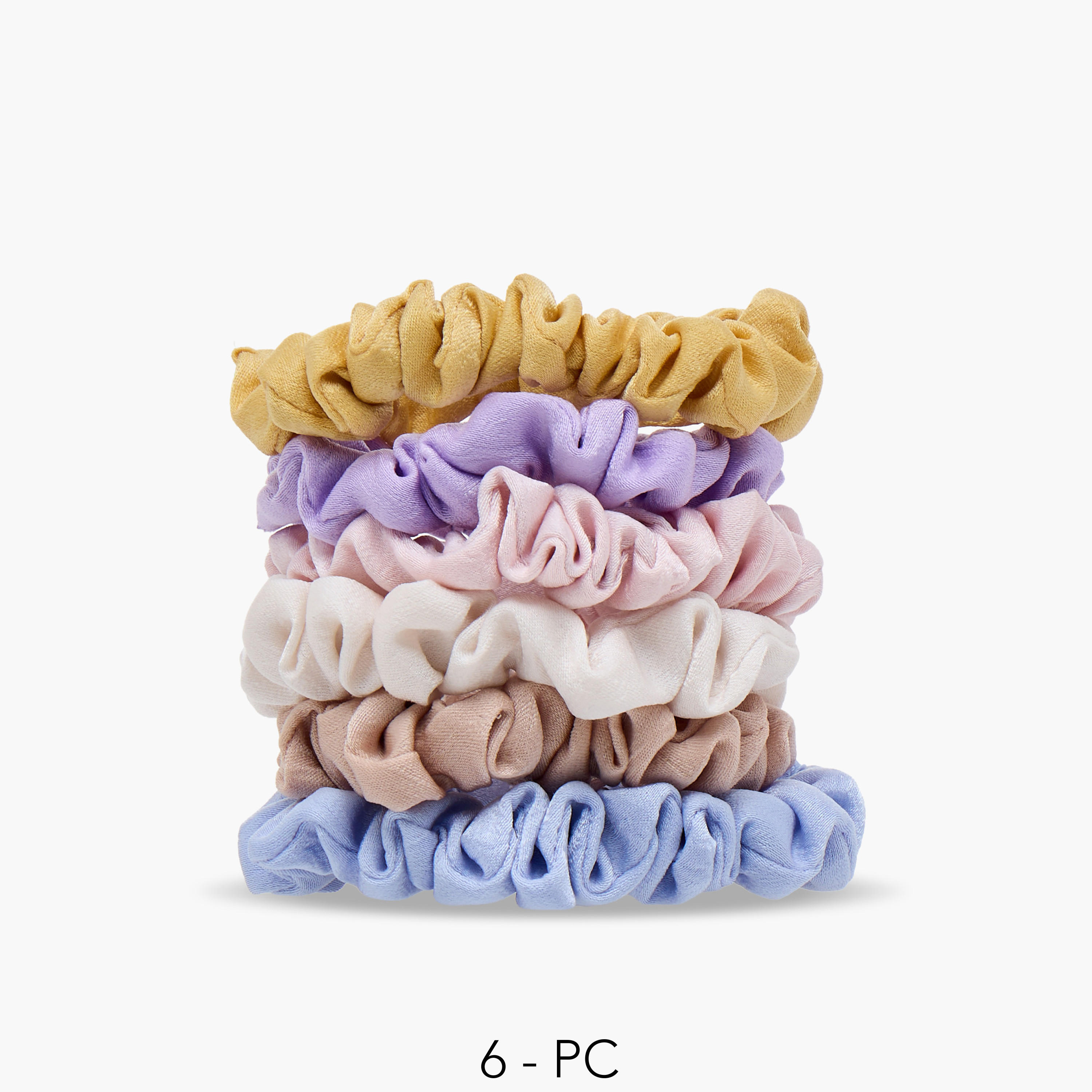 طقم ربطات سكرانشي قماشية 6 قطع من جلو-women-hairaccessories-scrunchies-image-4