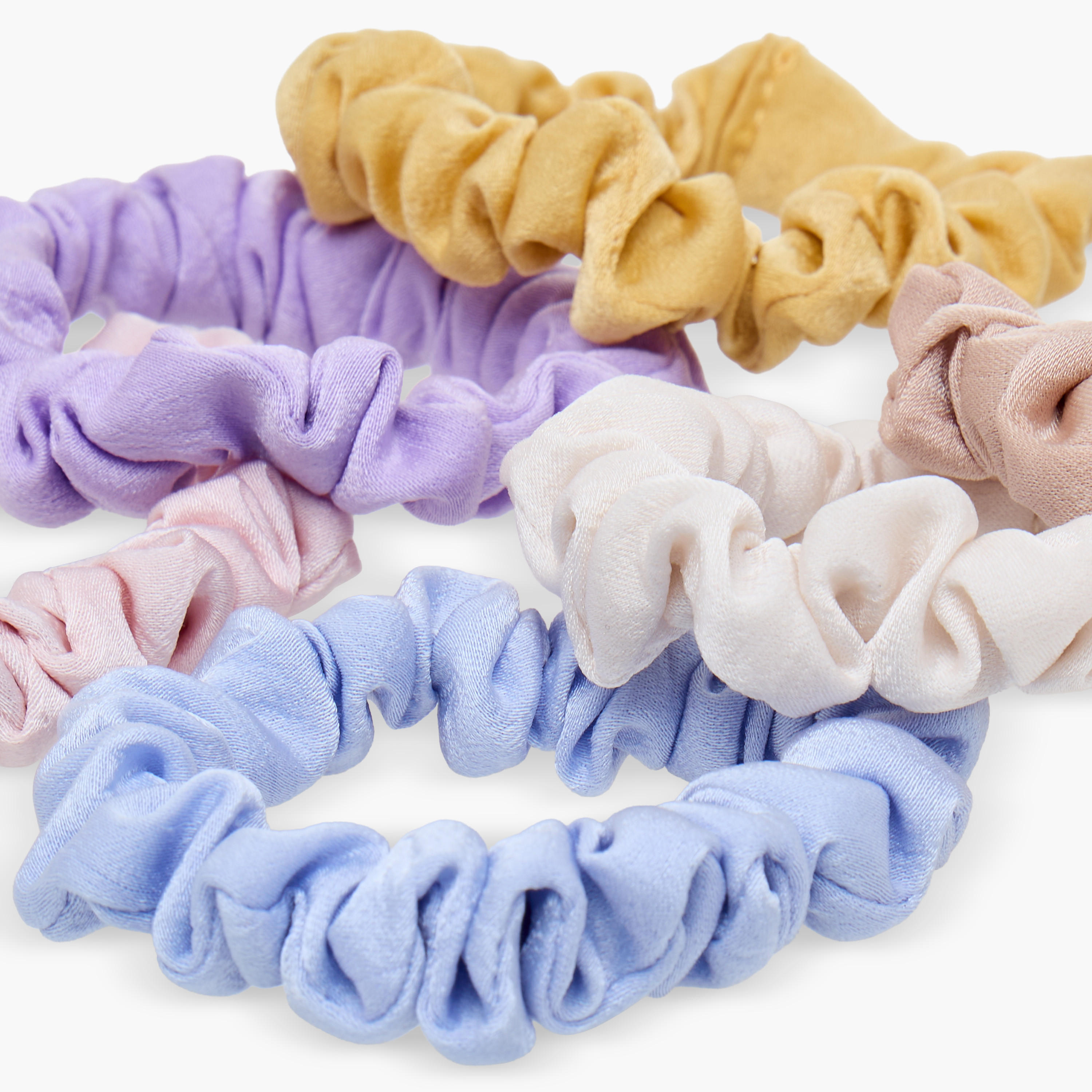 طقم ربطات سكرانشي قماشية 6 قطع من جلو-women-hairaccessories-scrunchies-image-1