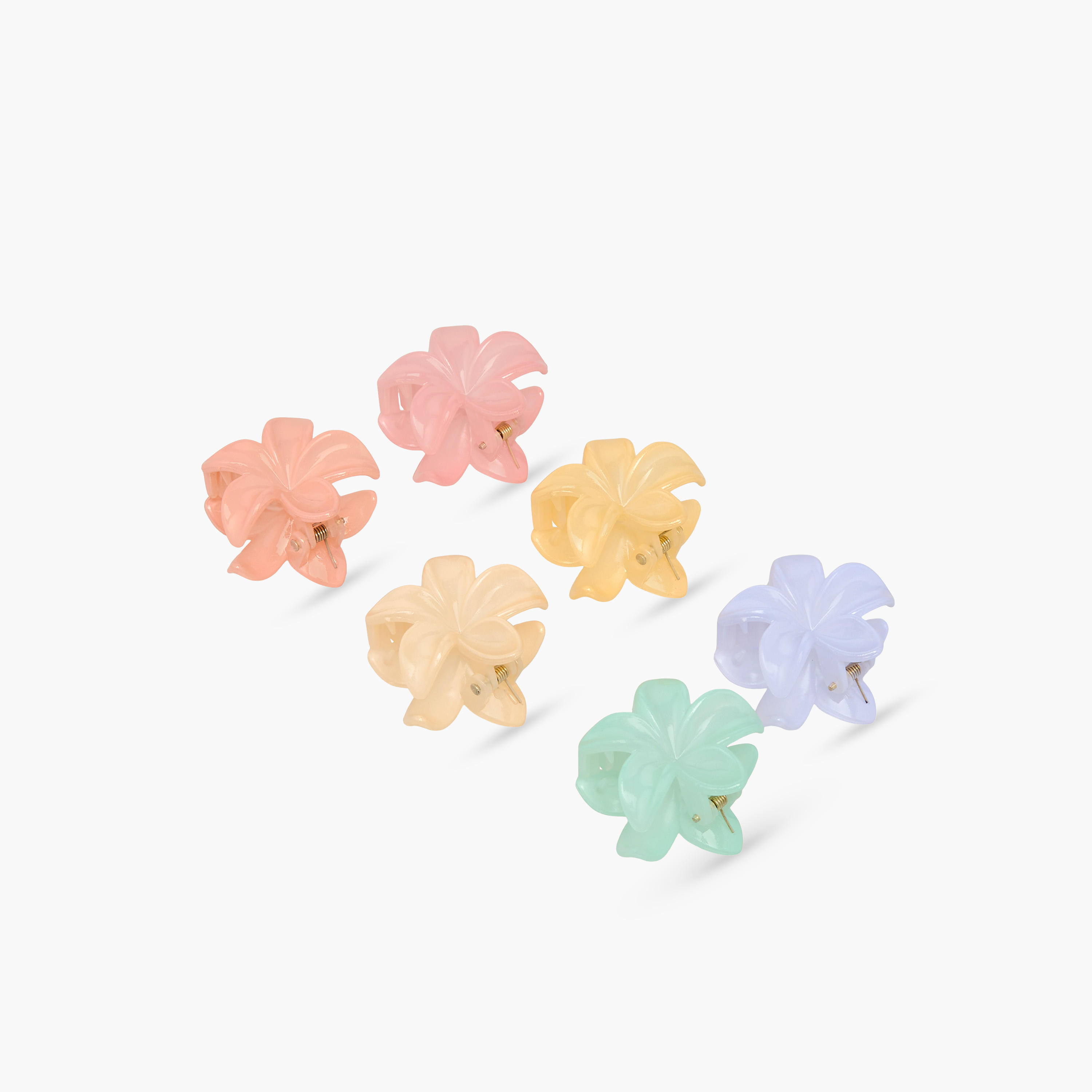 Pack of 6 Floral Hair Clamps-women-hairaccessories-clamps-image-5