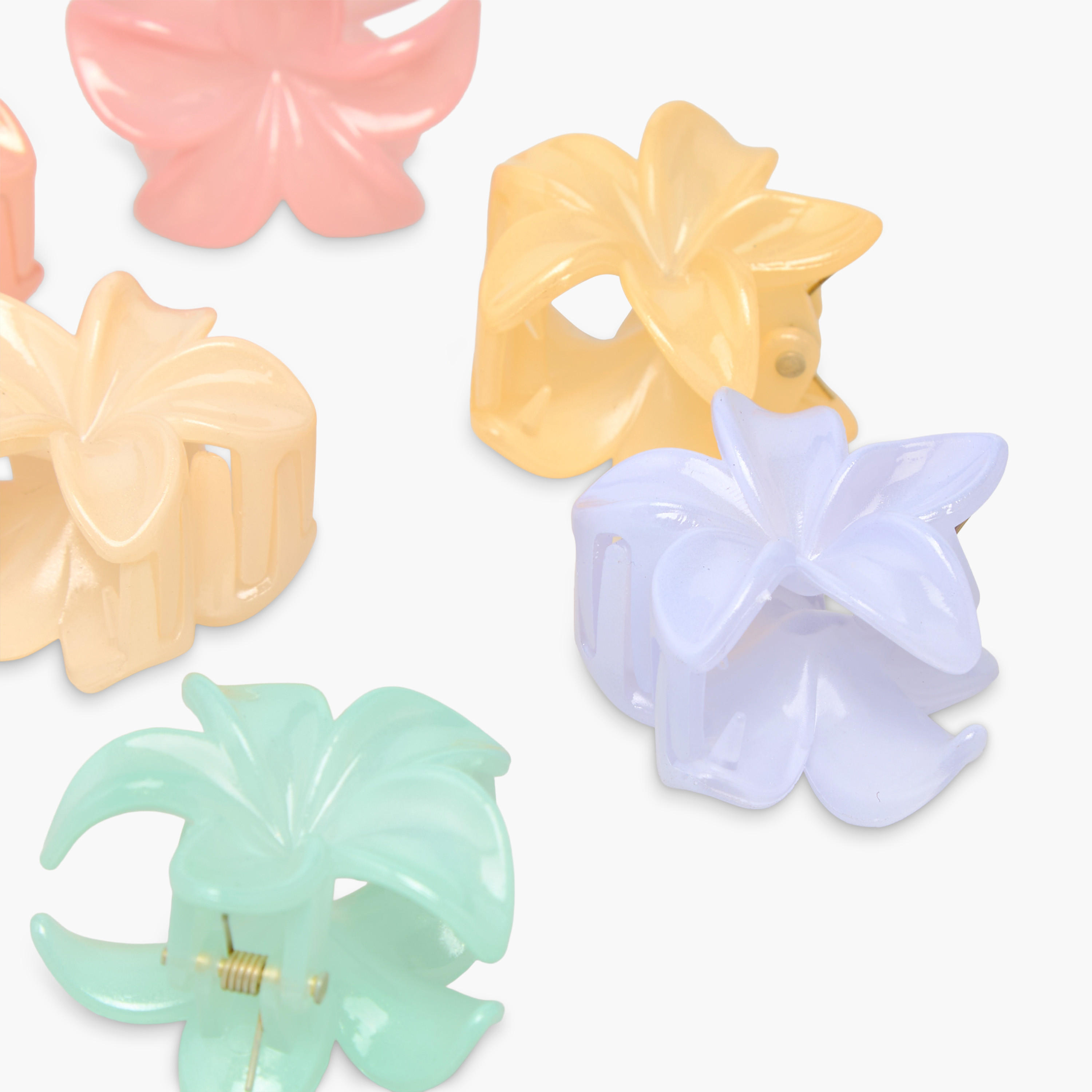 Pack of 6 Floral Hair Clamps-women-hairaccessories-clamps-image-6