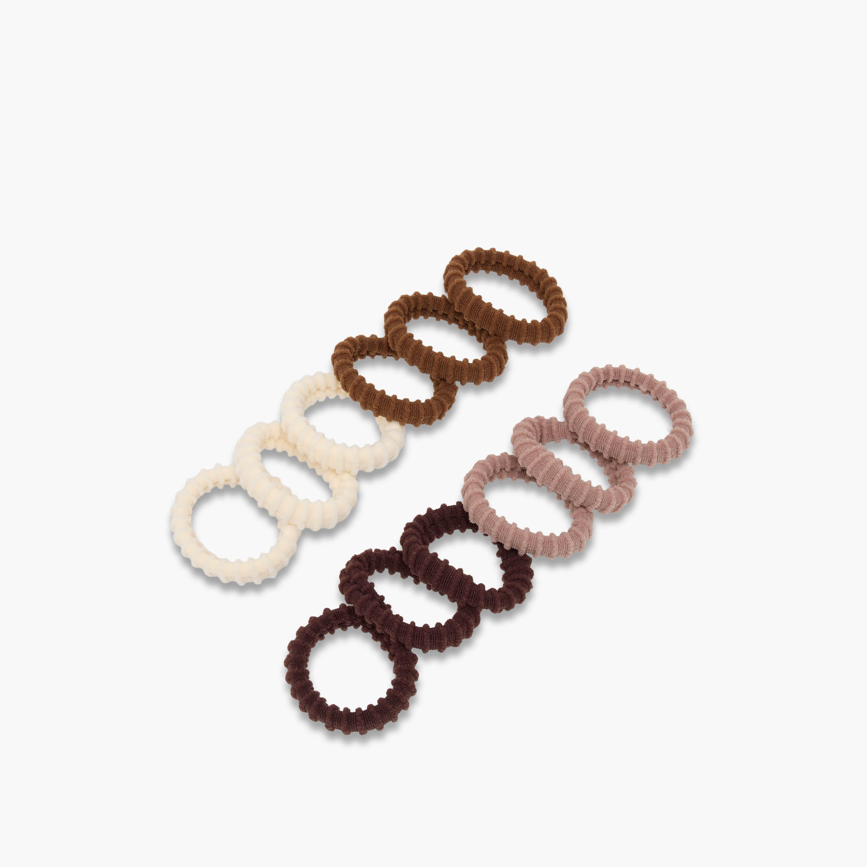 ربطات شعر مضلعة - عبوة من 12-women-hairaccessories-scrunchies-image-8