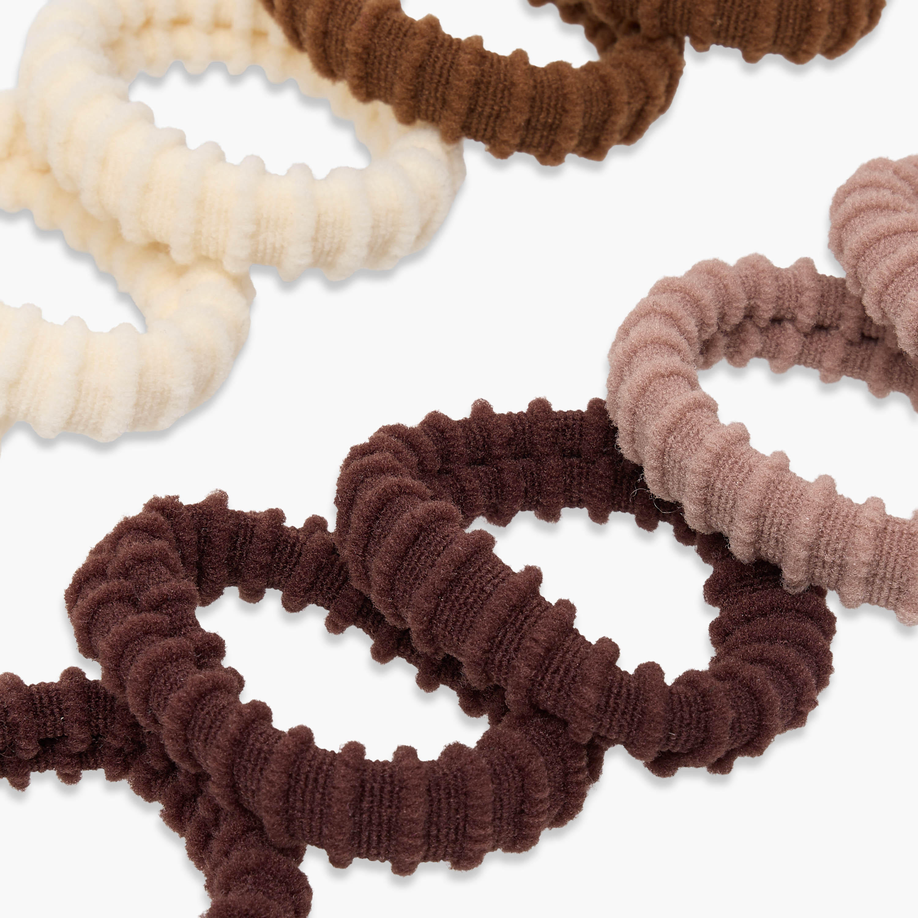 ربطات شعر مضلعة - عبوة من 12-women-hairaccessories-scrunchies-image-9
