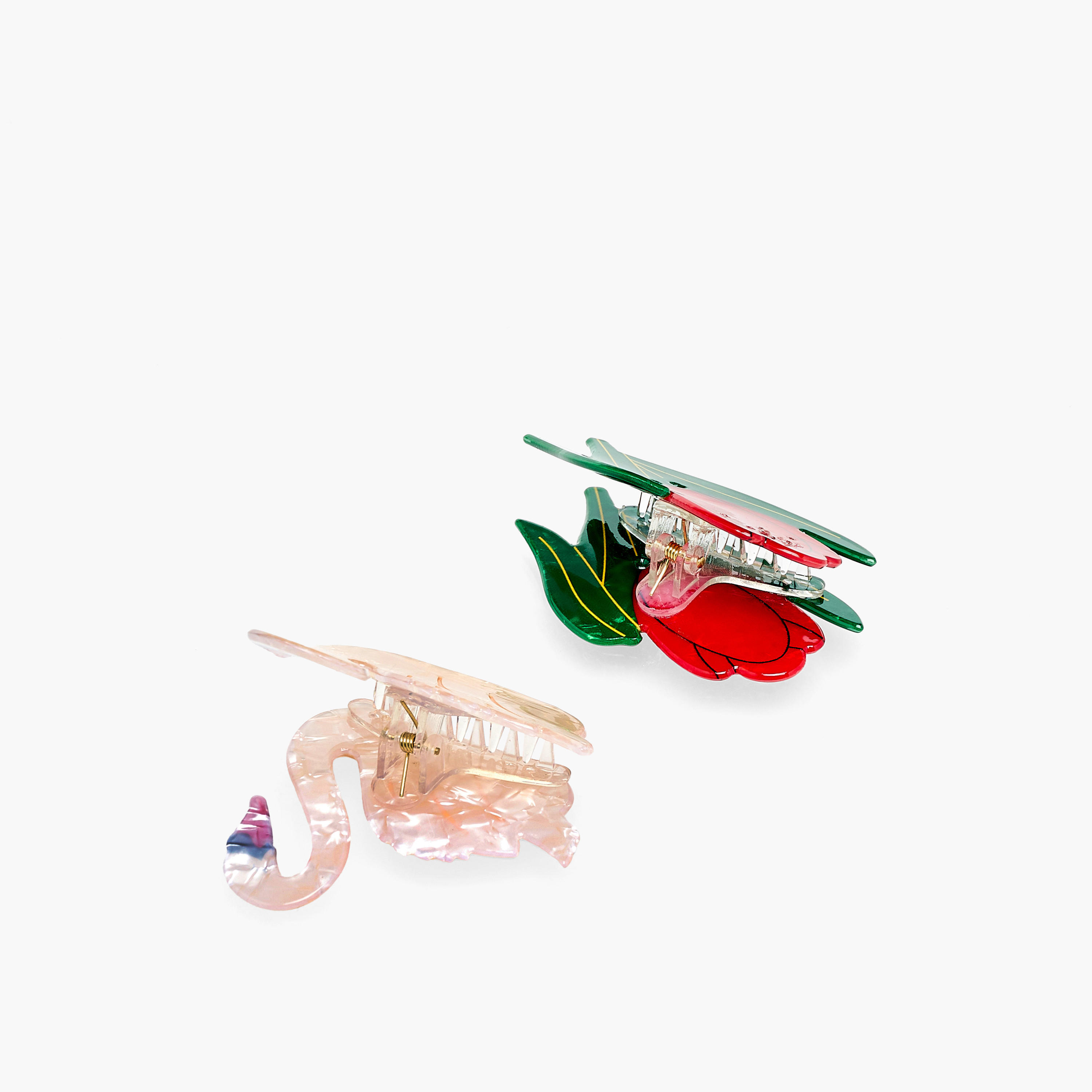 Pack of 2 Hair Clamps with Print-women-hairaccessories-clamps-image-5