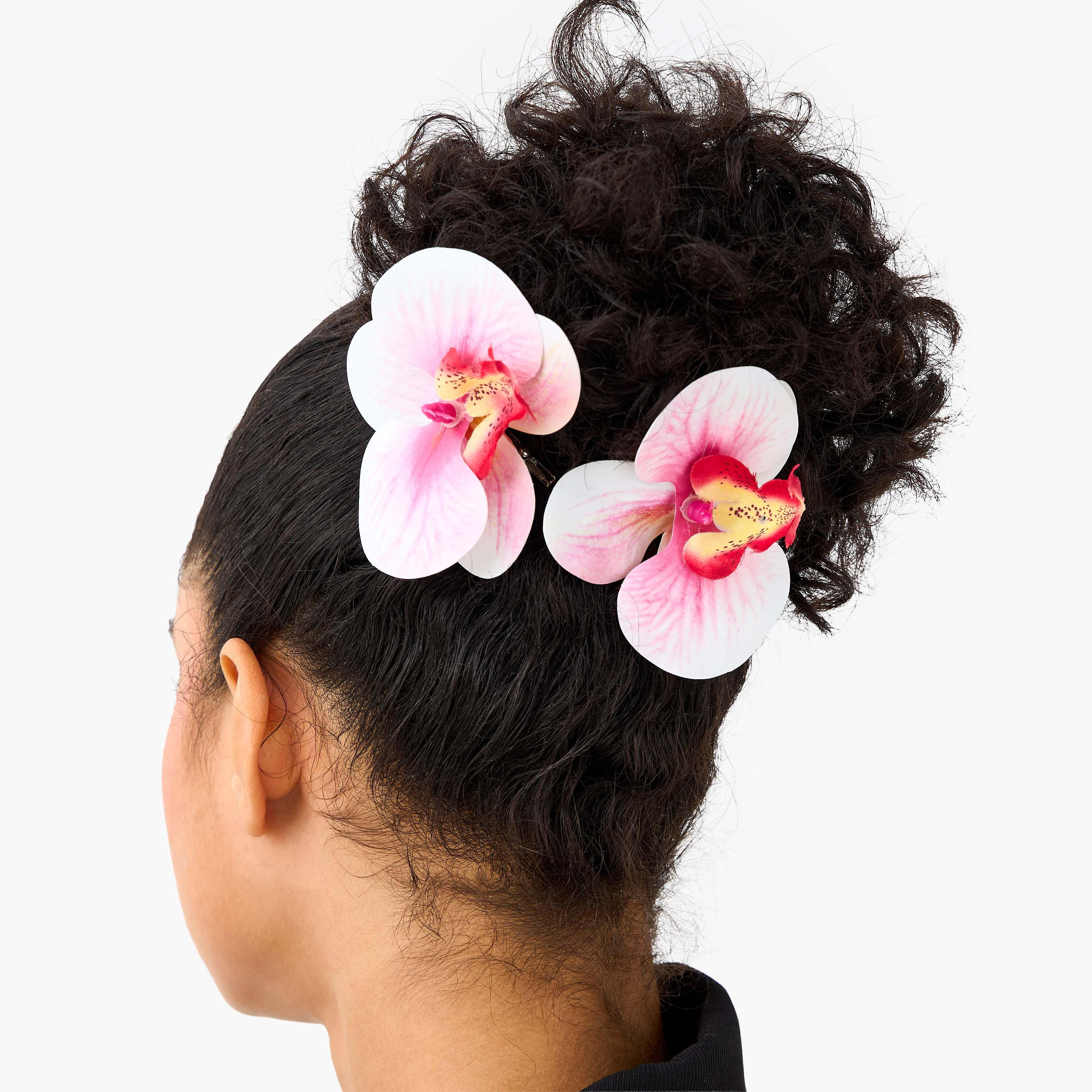 طقم مشابك شعر بشكل زهرة من قطعتين-women-hairaccessories-clips-image-2