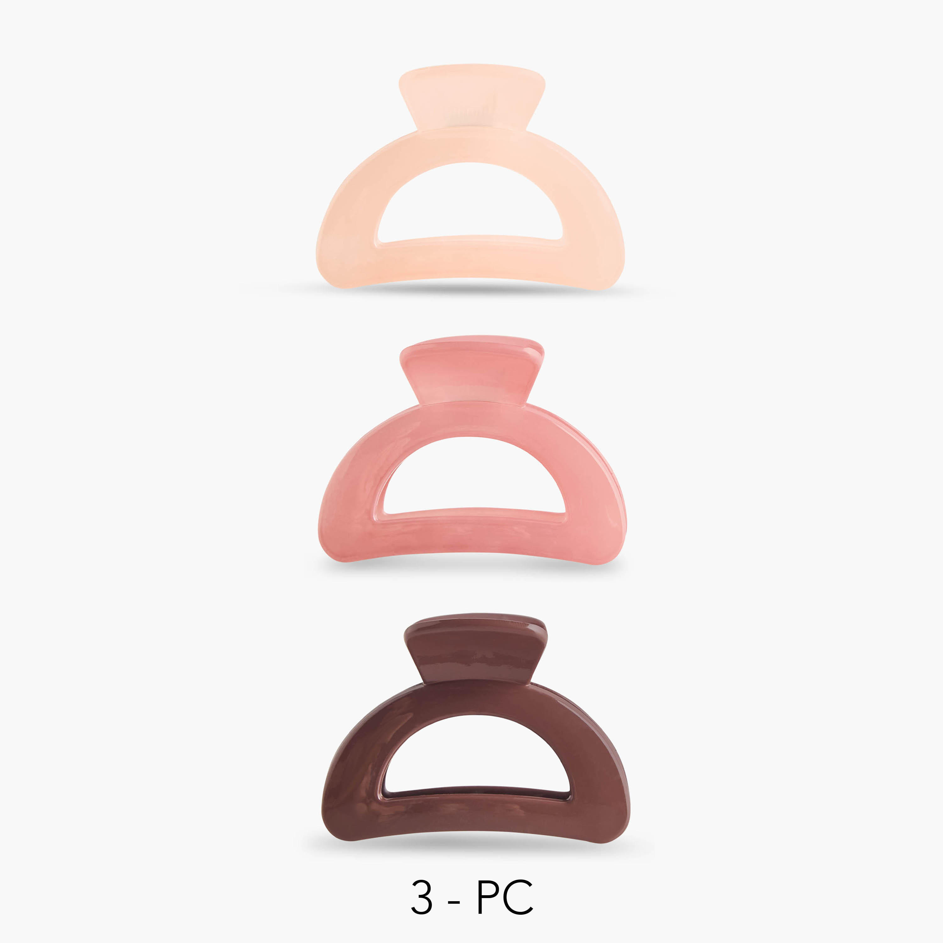مشابك شعر بتصميم مفرغ - طقم 3 قطع-women-hairaccessories-clamps-image-7