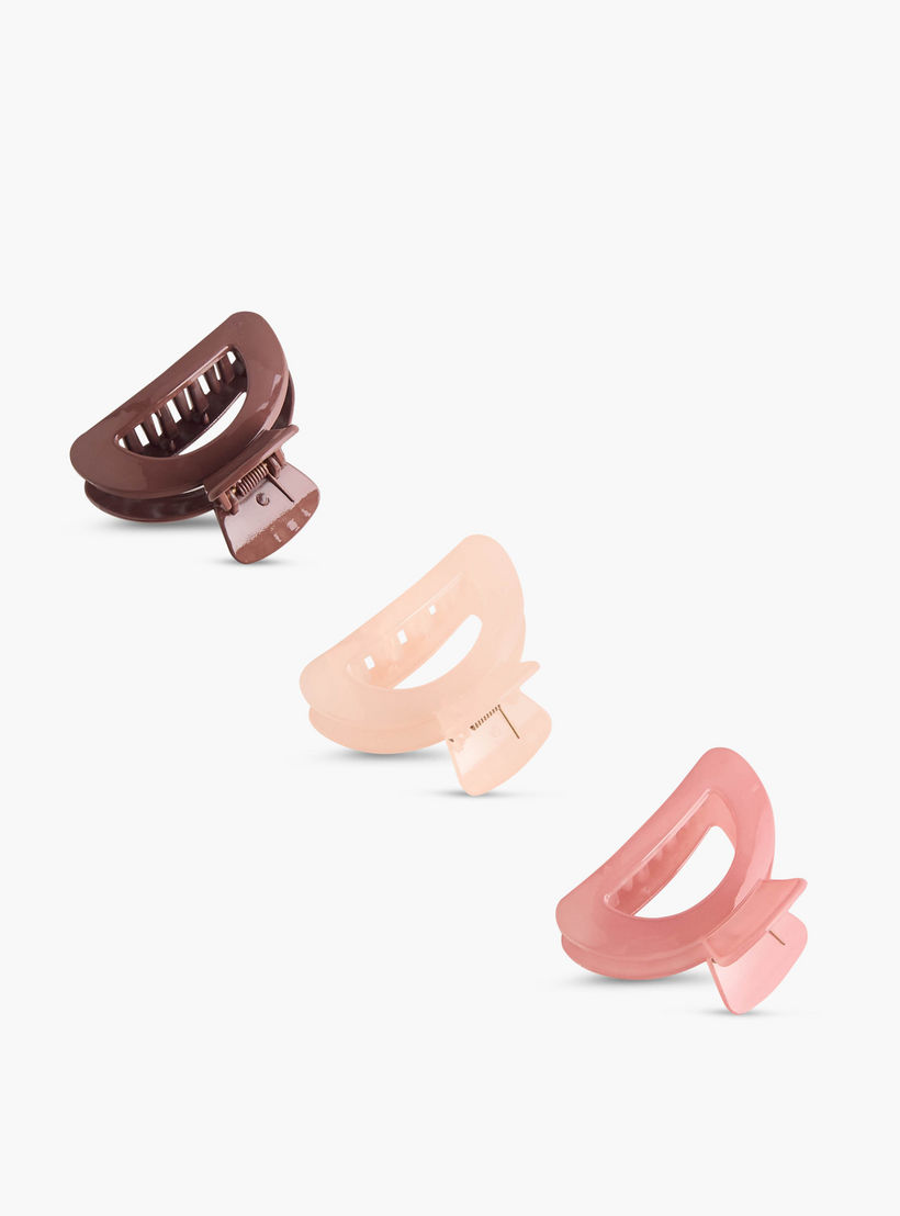 مشابك شعر بتصميم مفرغ - طقم 3 قطع-women-hairaccessories-clamps-image-2