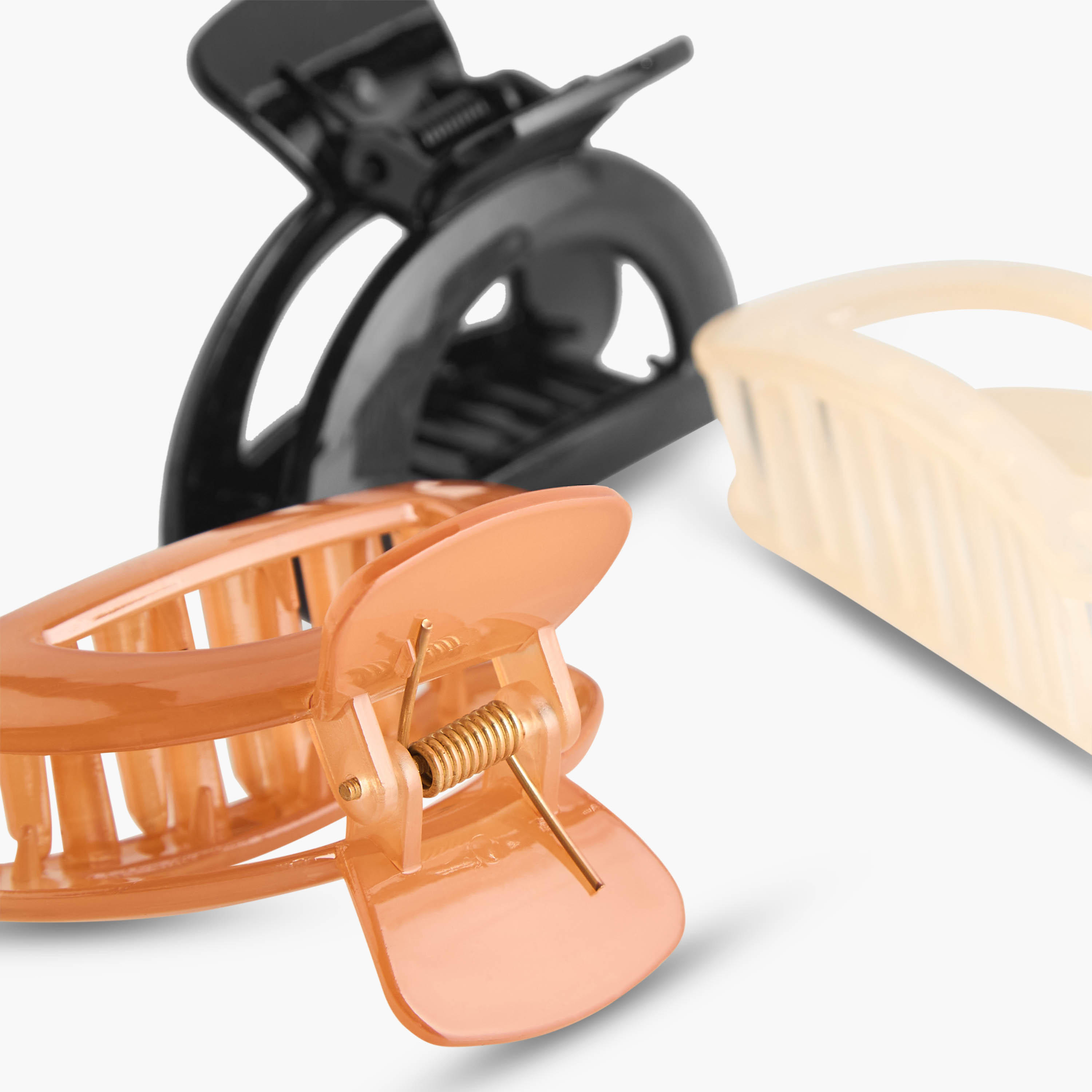 Pack of 3 - Cutout Hair Clamp-women-hairaccessories-clamps-image-7