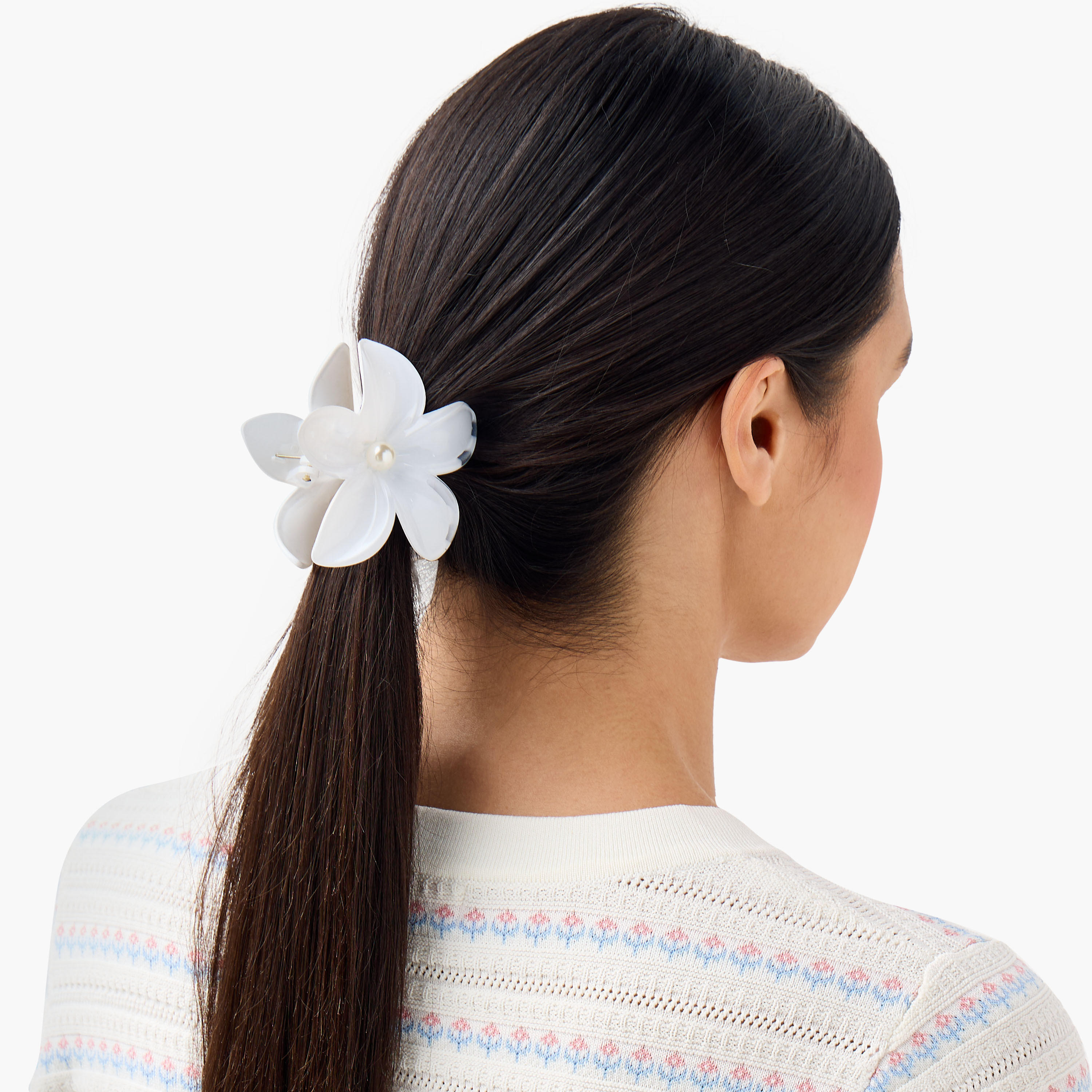 Pack of 5 - Floral Hair Clamp-women-hairaccessories-clamps-image-2