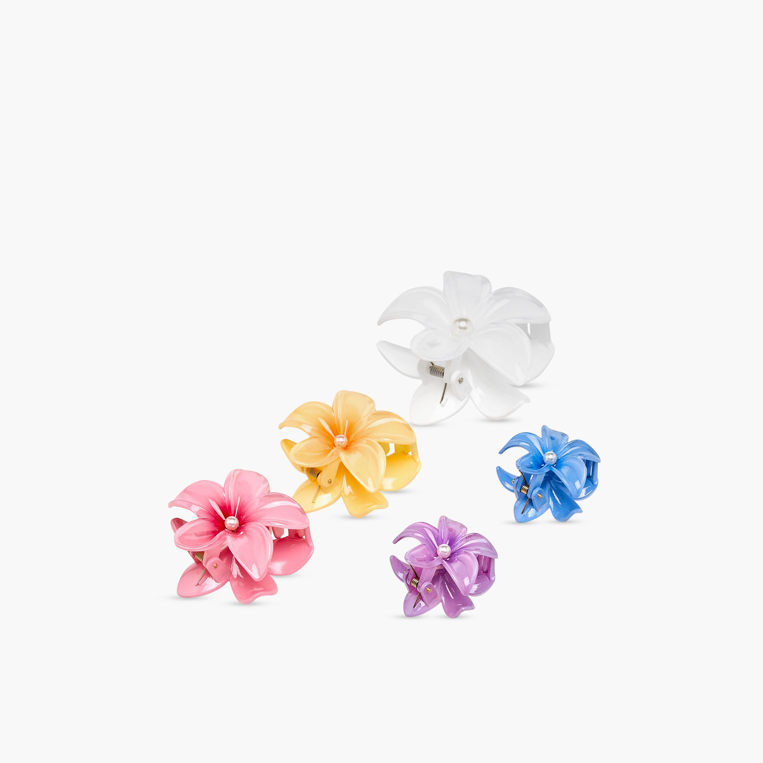 Pack of 5 - Floral Hair Clamp-women-hairaccessories-clamps-image-6