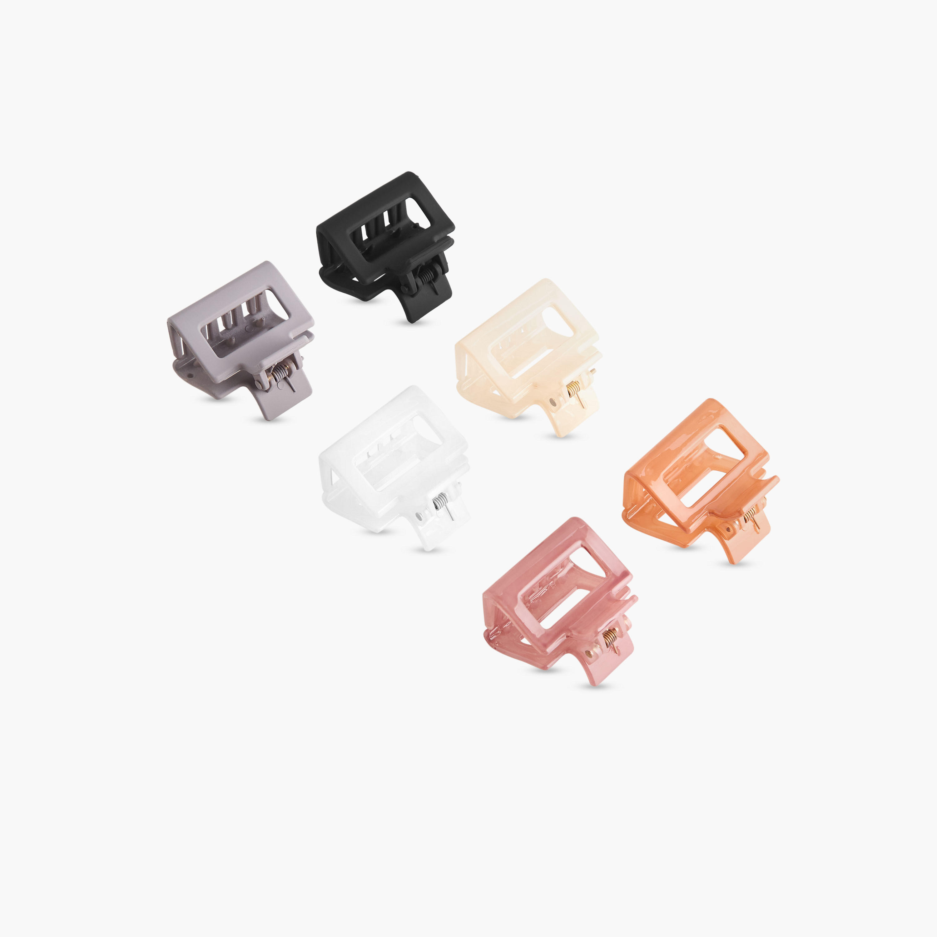 Pack of 6 - Cutout Hair Clamp-women-hairaccessories-clamps-image-6