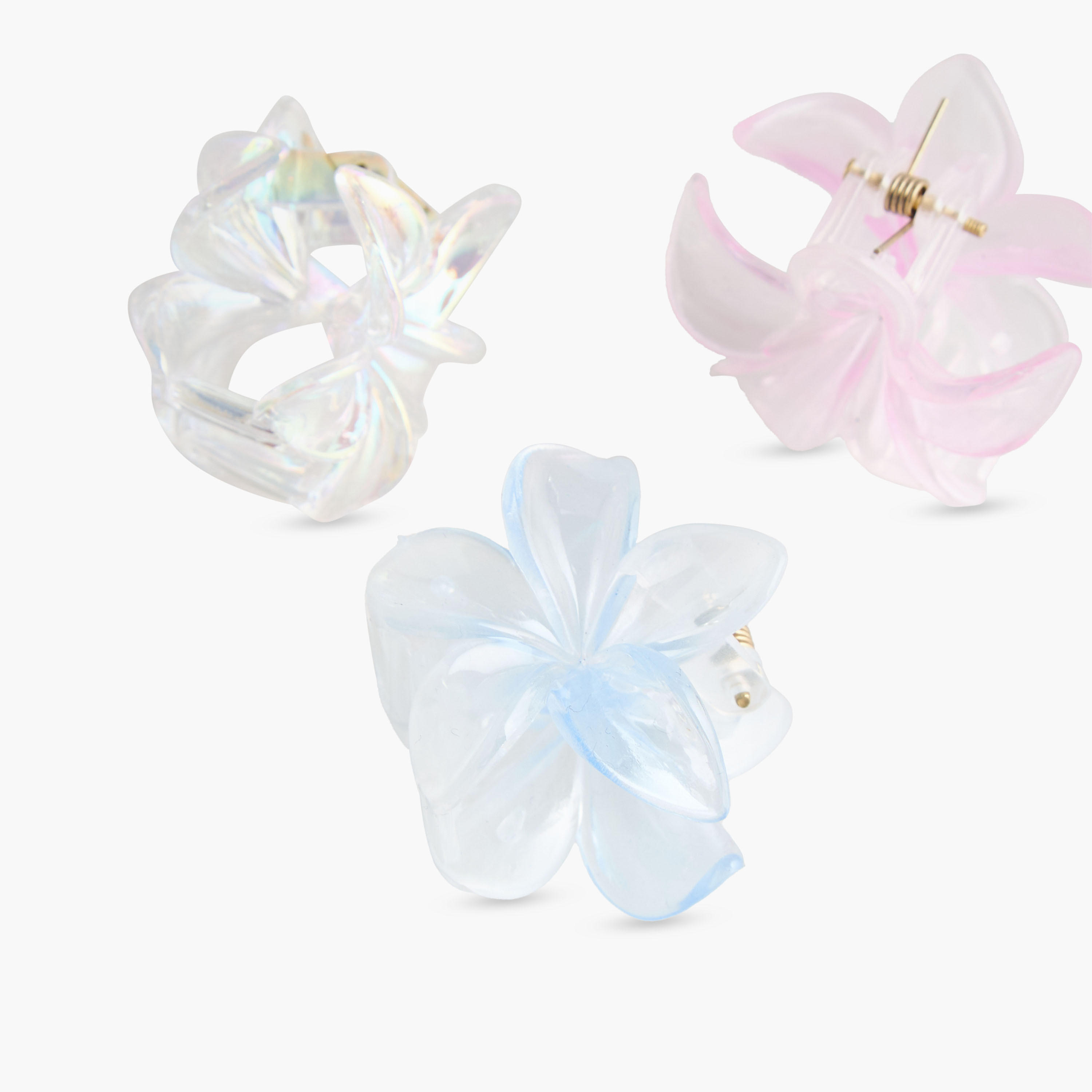Pack of 6 Floral Hair Clamps-women-hairaccessories-clamps-image-7