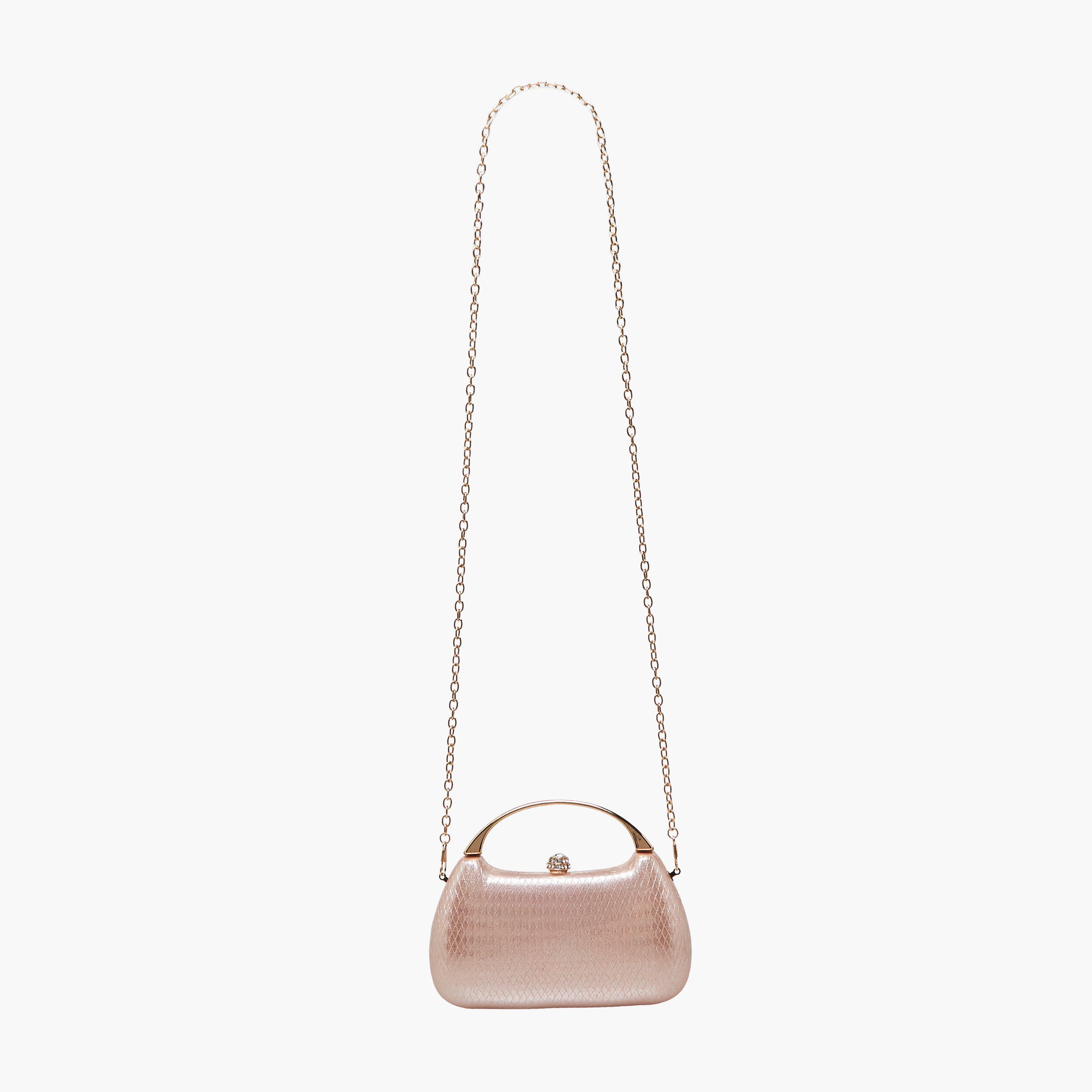 Textured Clutch with Grab Handle-women-bagsandwallets-handbags-image-2