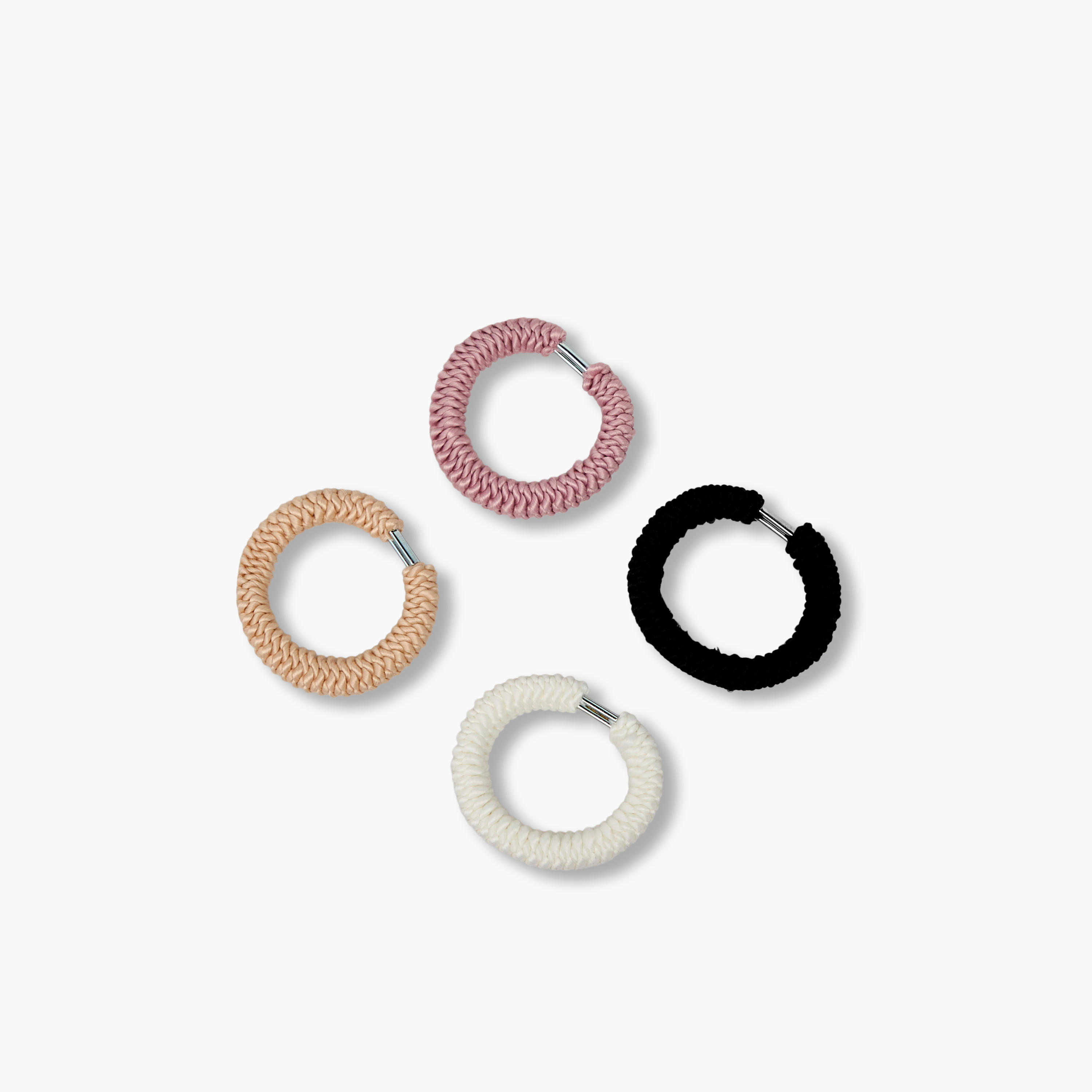 Gloo Pack of 12 Braided Hair Tie-women-hairaccessories-bands-image-3