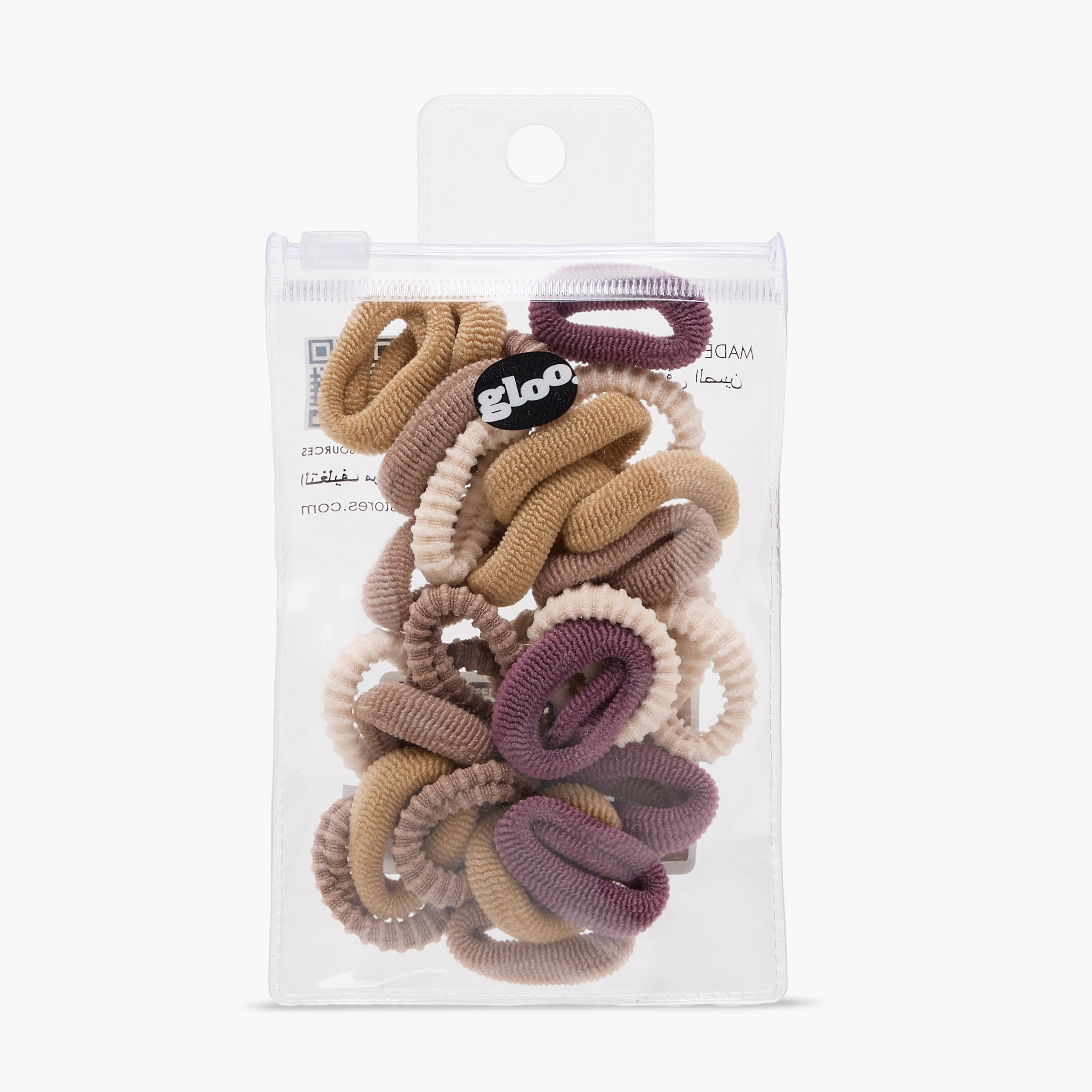 عبوة ربطات شعر مموجة بملمس بارز عدد 3 من جلوو-women-hairaccessories-scrunchies-image-10