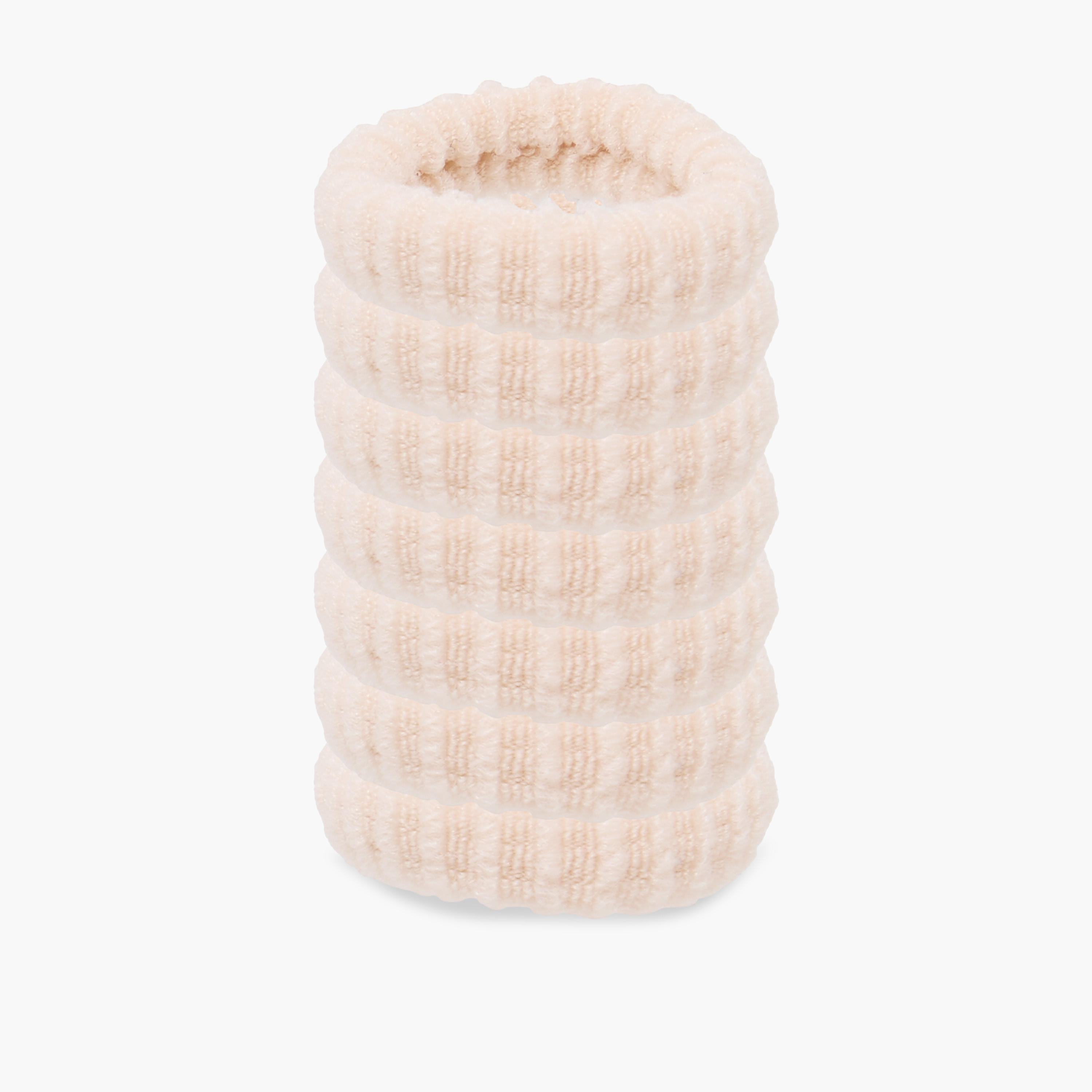 عبوة ربطات شعر مموجة بملمس بارز عدد 3 من جلوو-women-hairaccessories-scrunchies-image-2