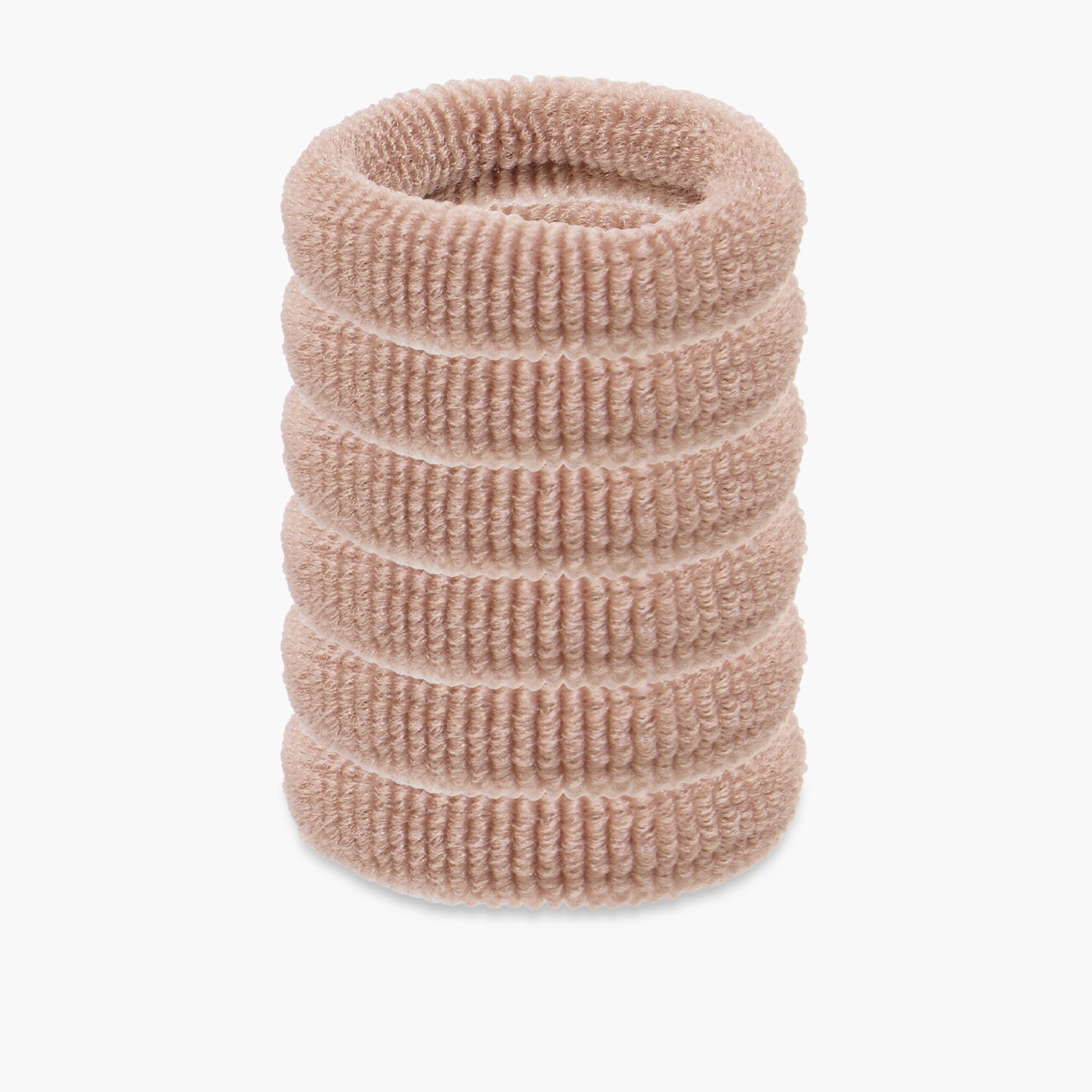 عبوة ربطات شعر مموجة بملمس بارز عدد 3 من جلوو-women-hairaccessories-scrunchies-image-4