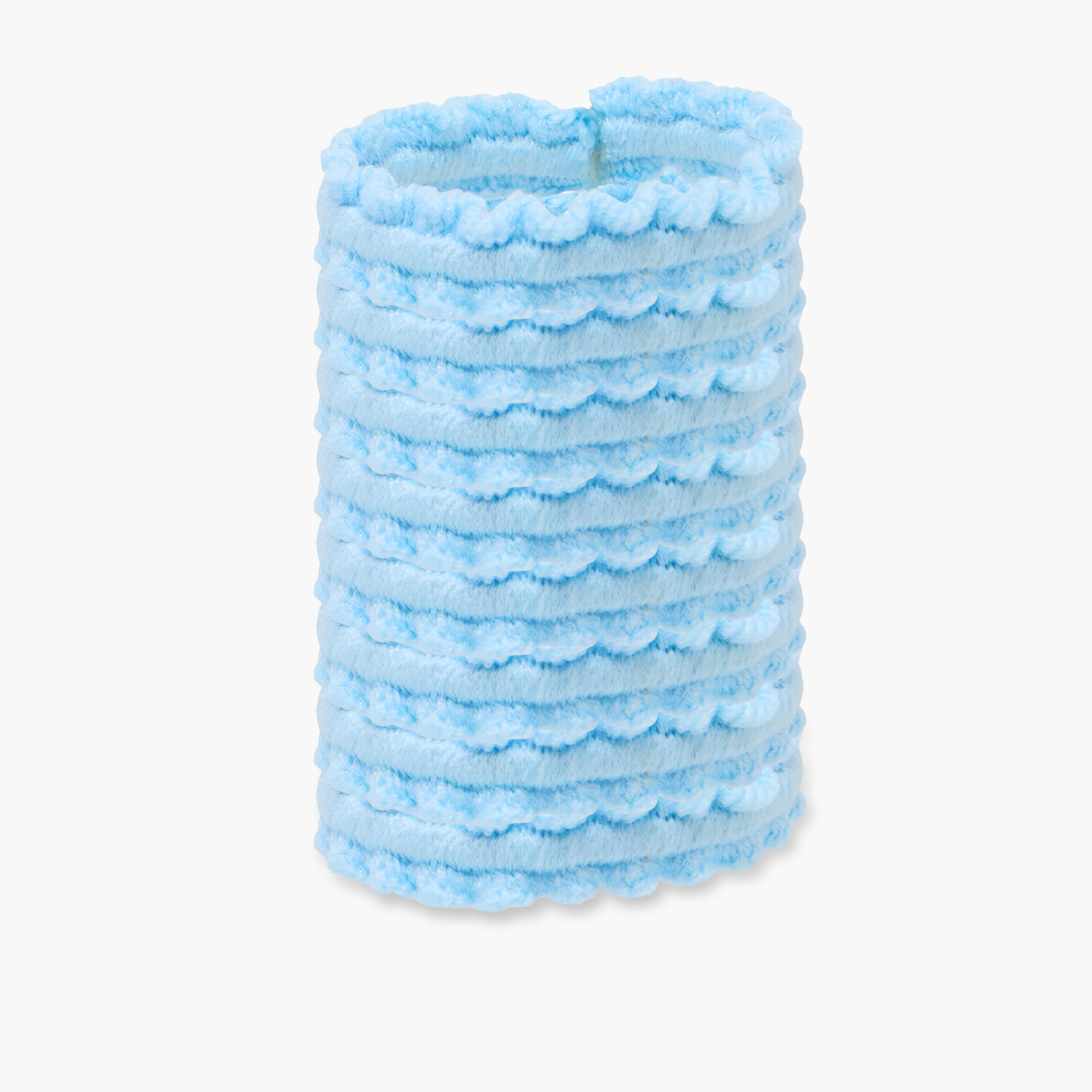 عبوة ربطات شعر مموجة بملمس بارز عدد 3 من جلوو-women-hairaccessories-scrunchies-image-2